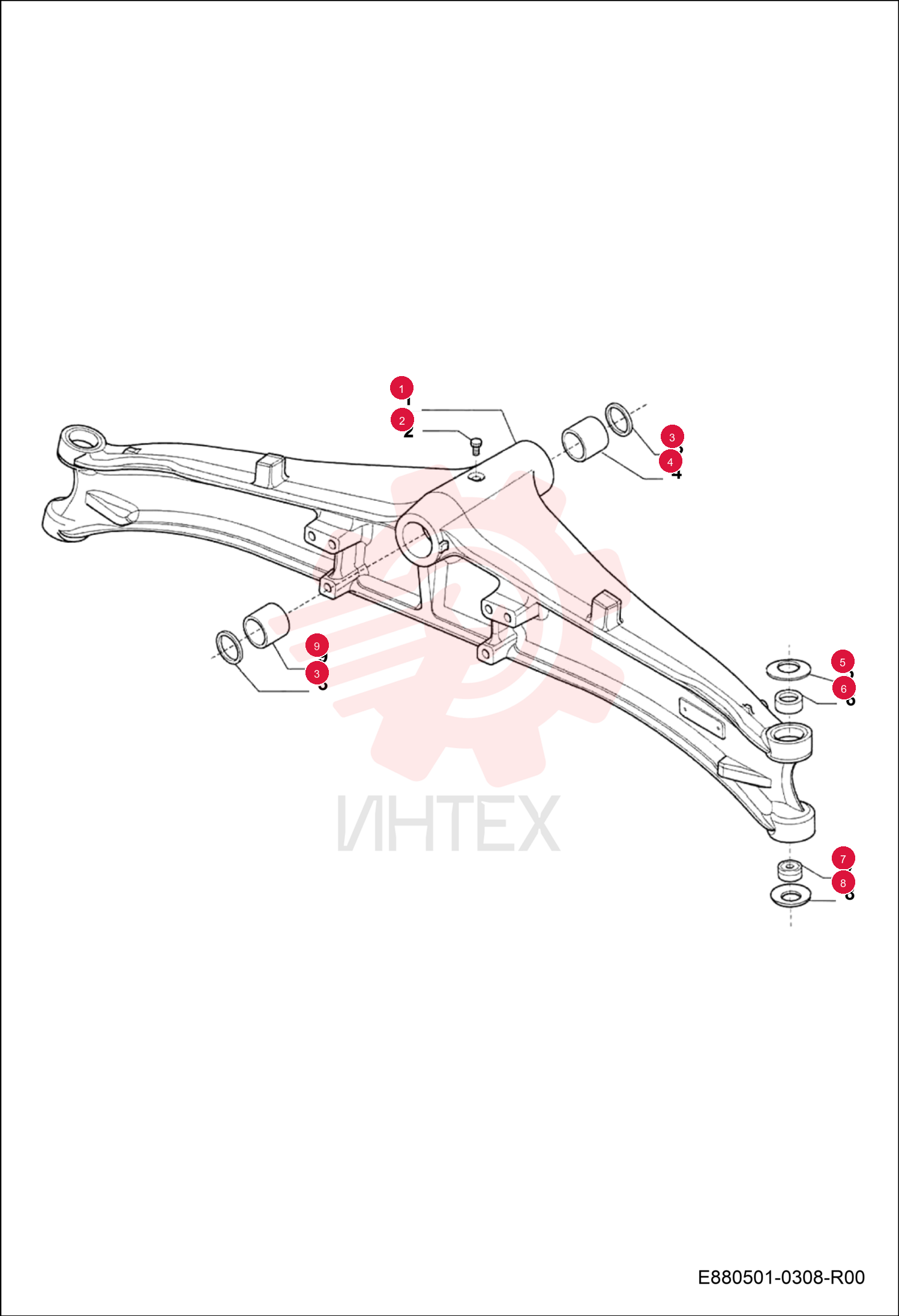 AXLE HOUSING 7290208