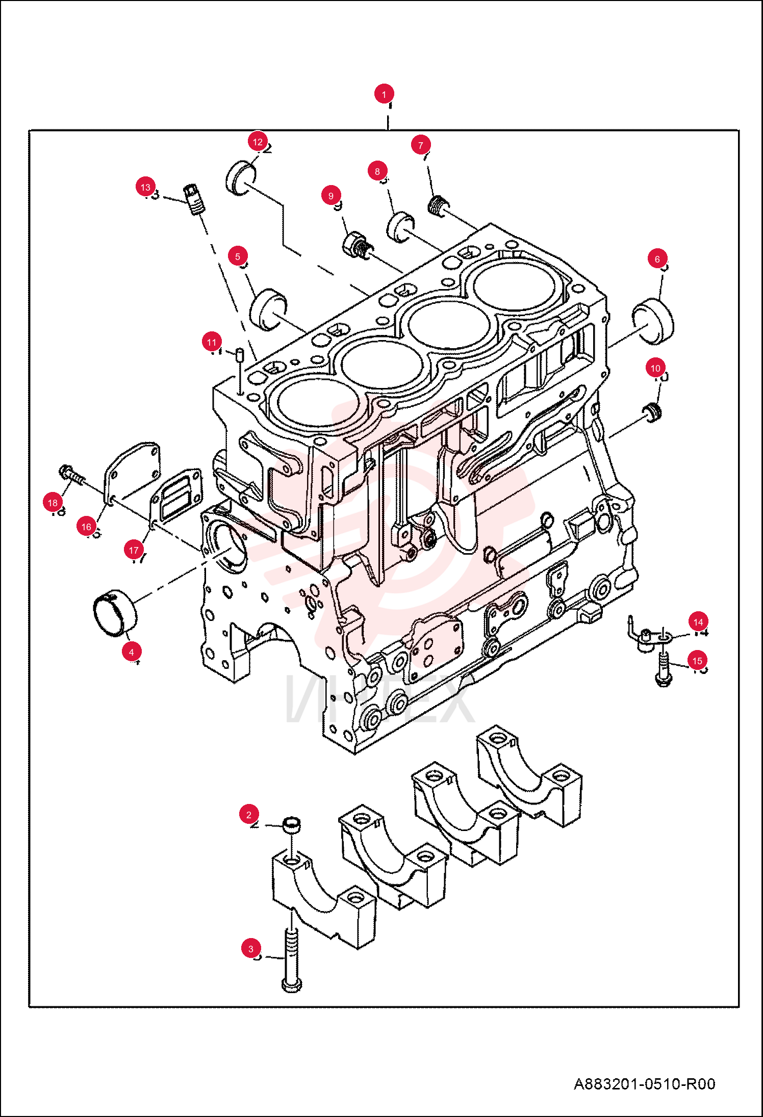CYLINDER BLOCK ASSY