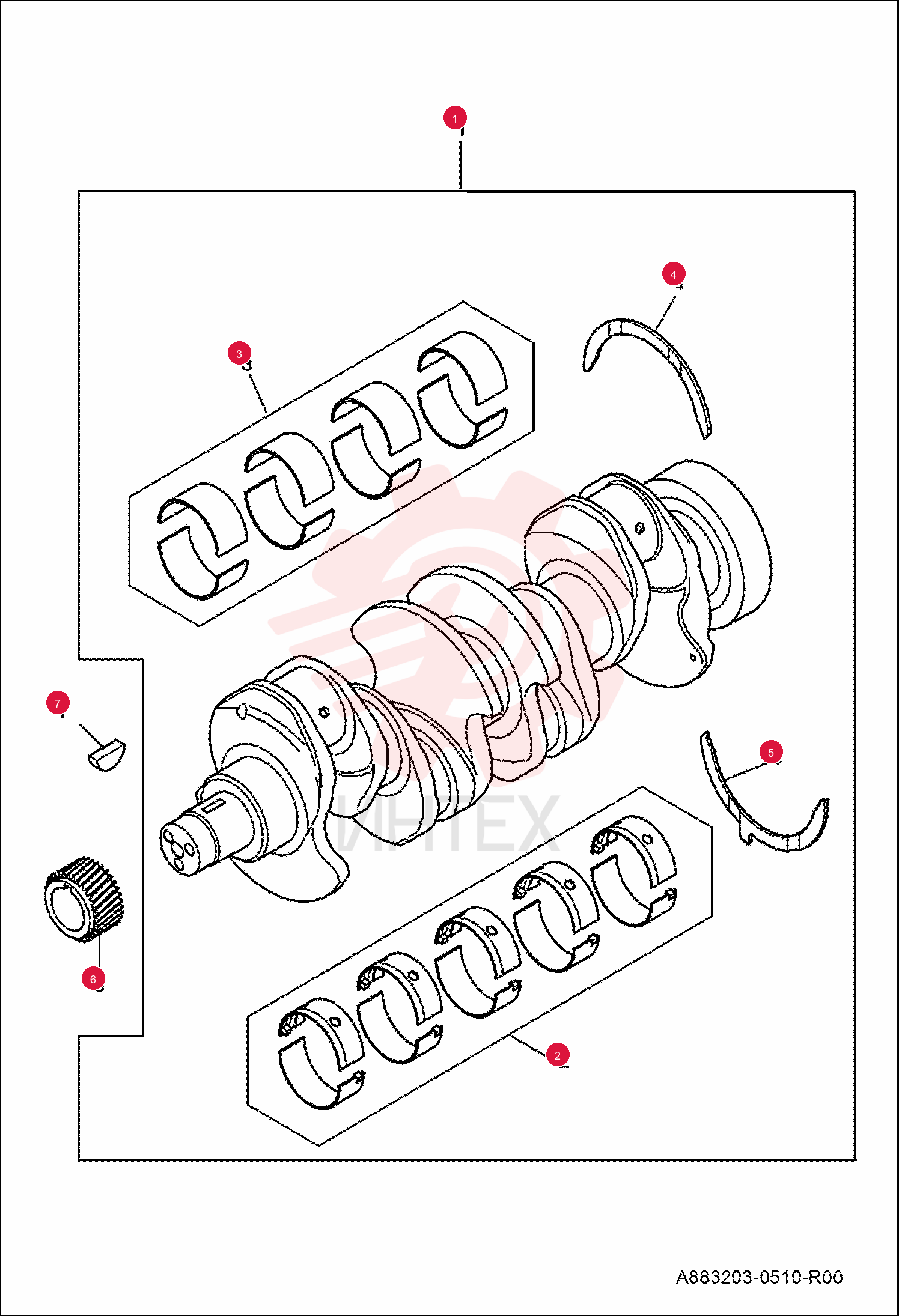 KIT, CRANKSHAFT