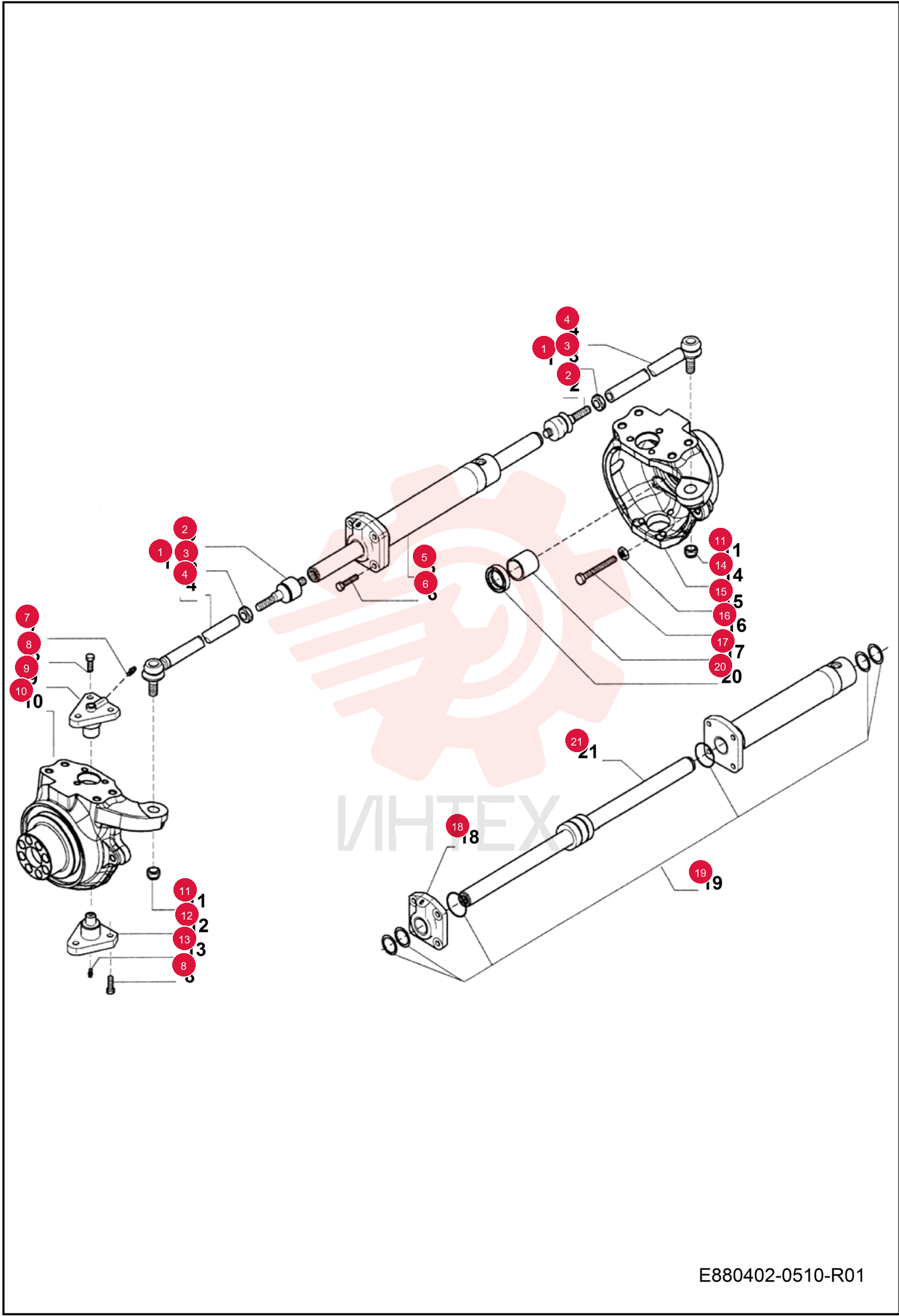 STEERING ARM ASSY.