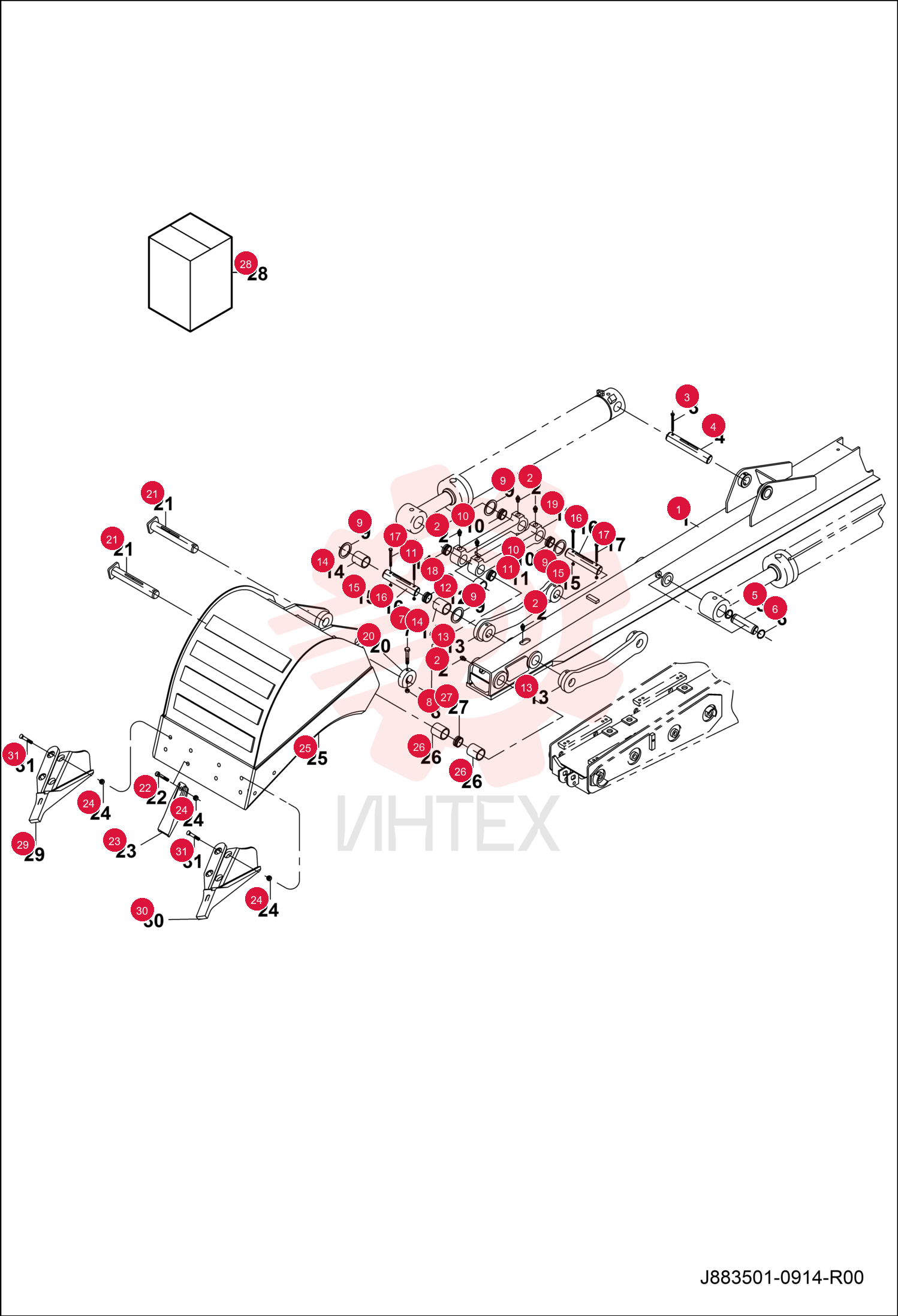 BOOM ASSEMBLY 7292631 (1)