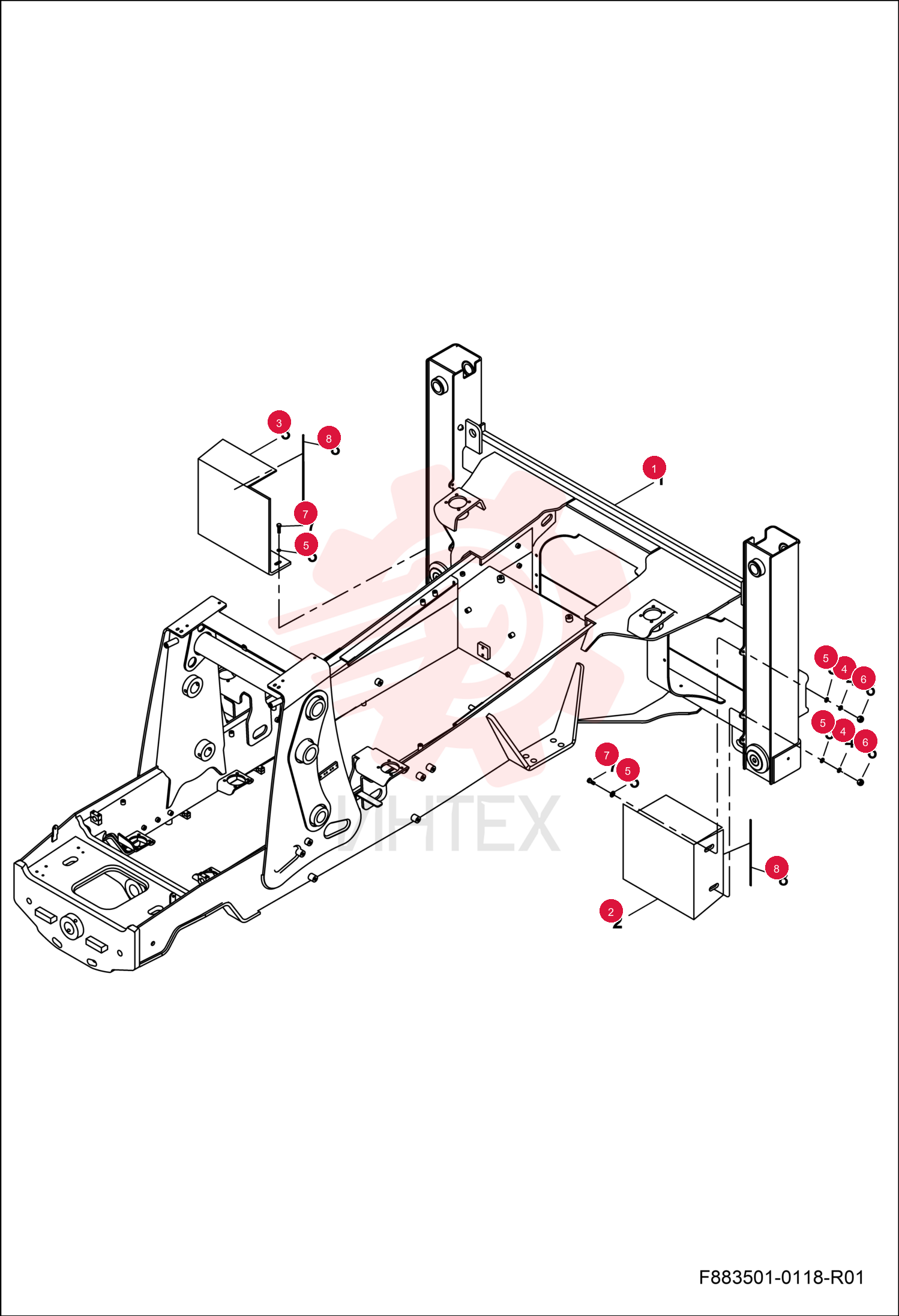 CHASSIS FRAME 7292147