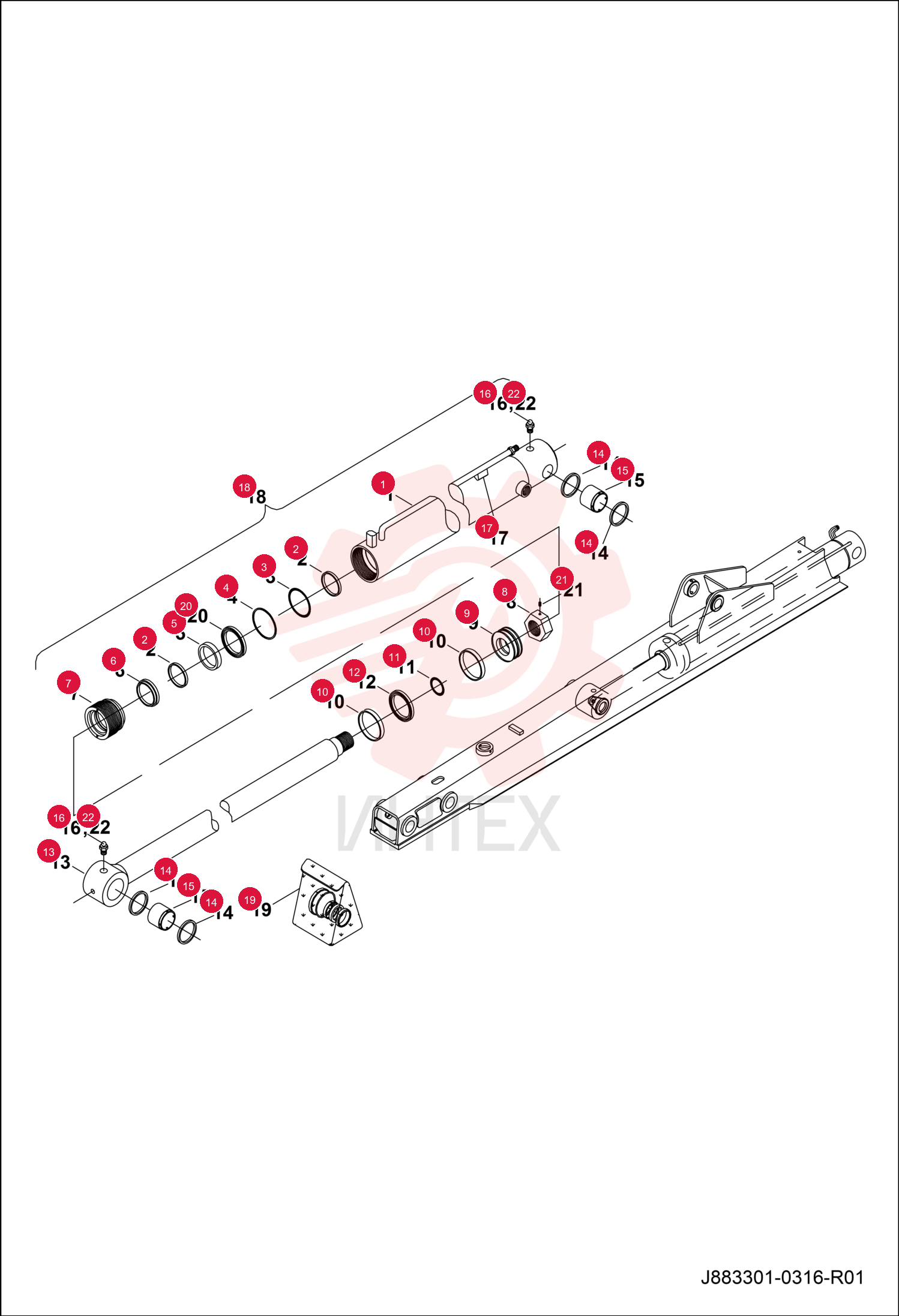CYLINDER PIPE ASSEMBLY 7304342 (2)