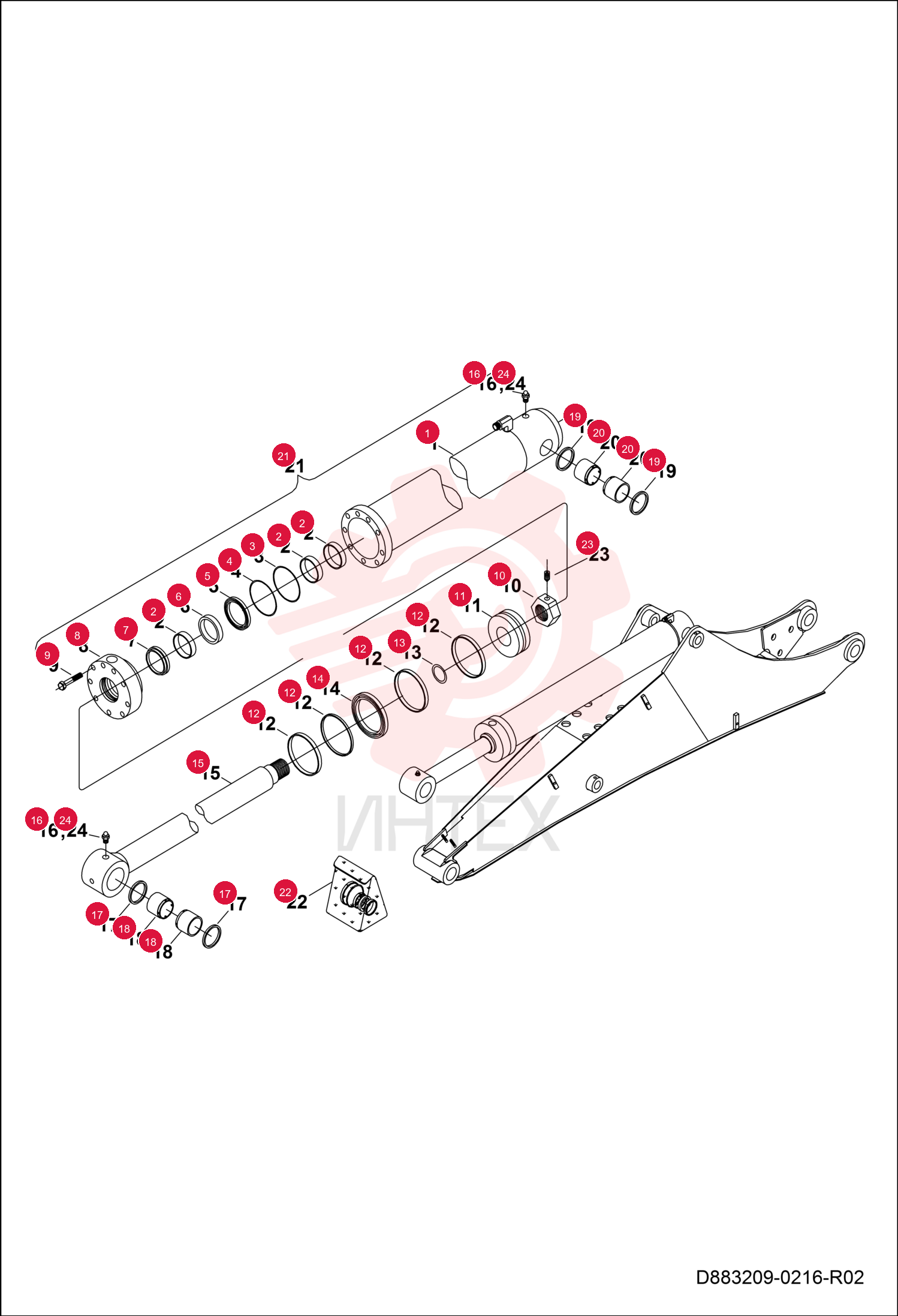 CYLINDER PIPE ASSEMBLY 7291603 (1)