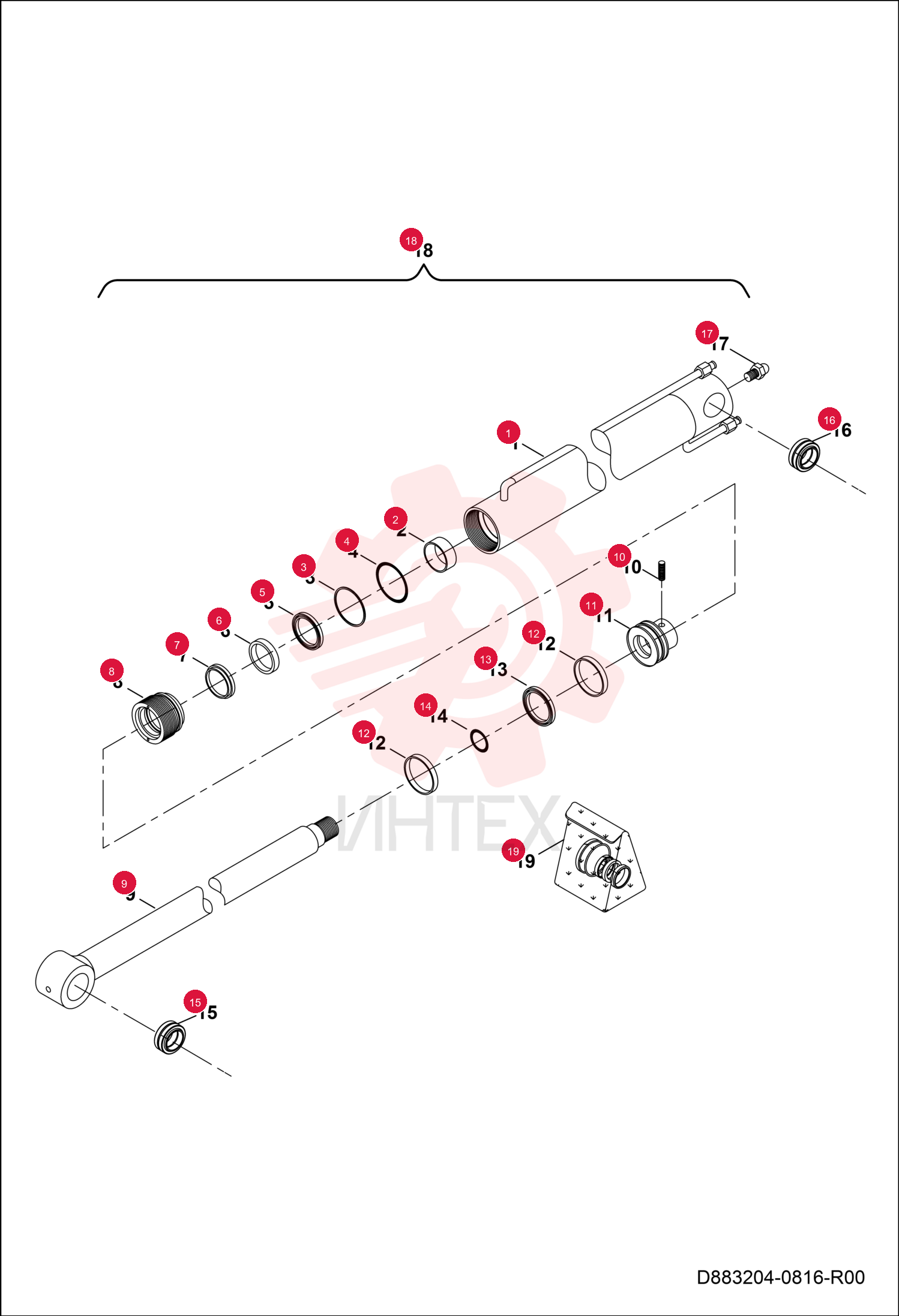 CYLINDER PIPE ASSY 7311446