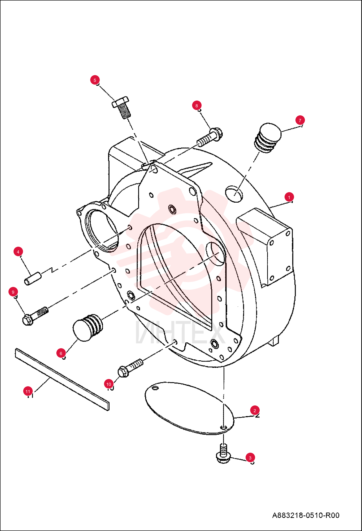 FLYWHEEL HOUSING 7289031 (1)