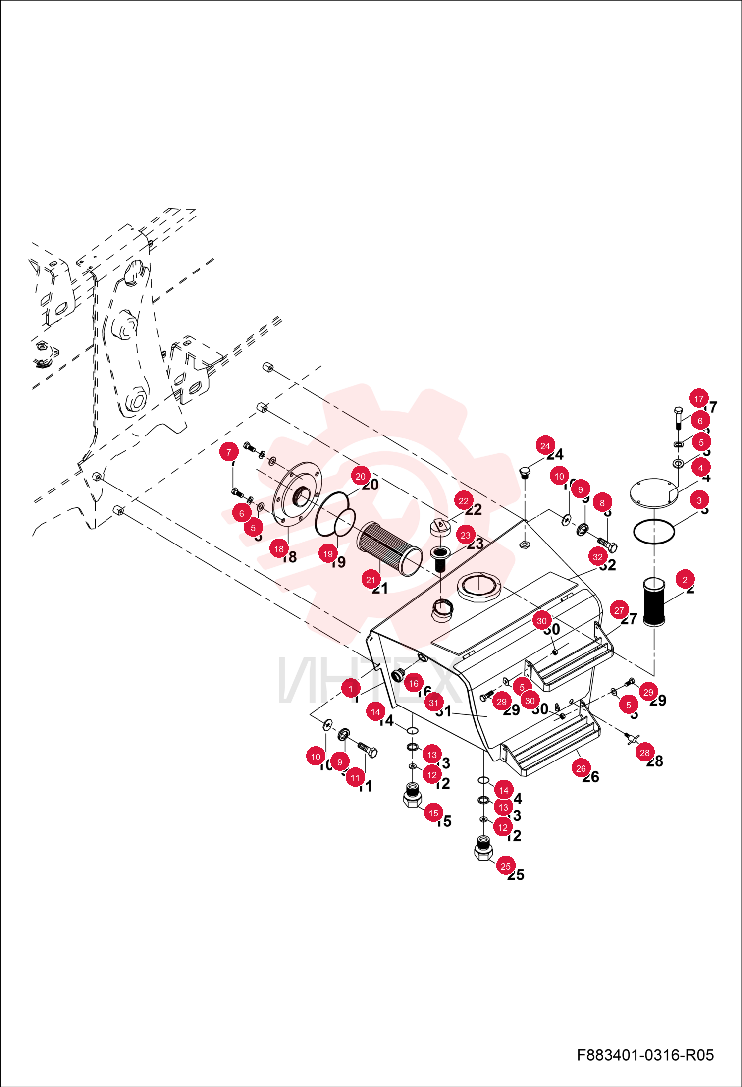HYDRAULIC TANK 7290376 (2)