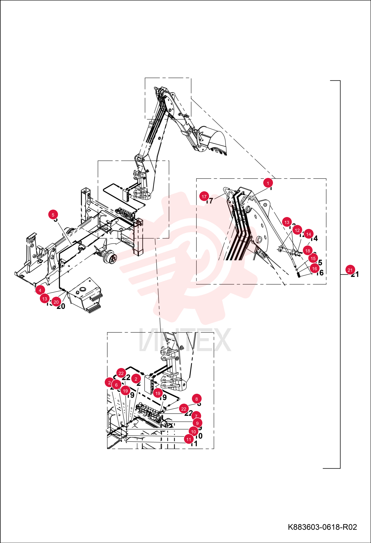 TUBE HYDRAULIC 7301327 (2)
