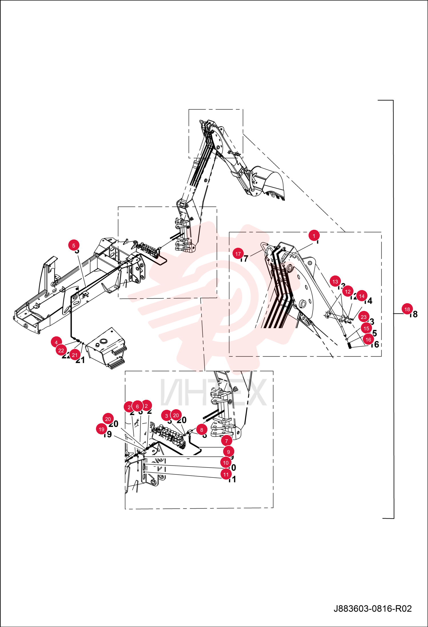 TUBE HYDRAULIC 7301327 (3)