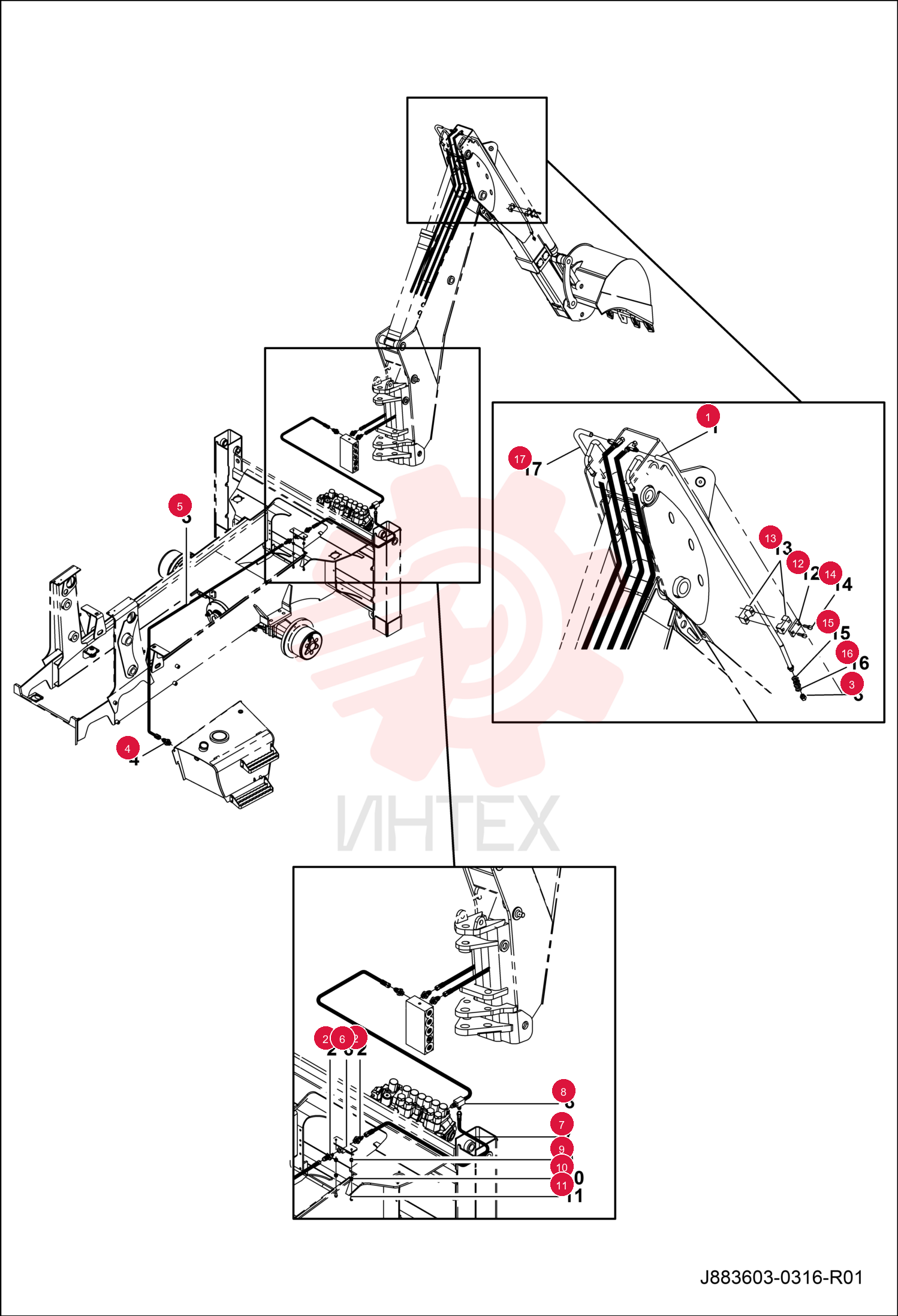 TUBE HYDRAULIC 7301327 (1)
