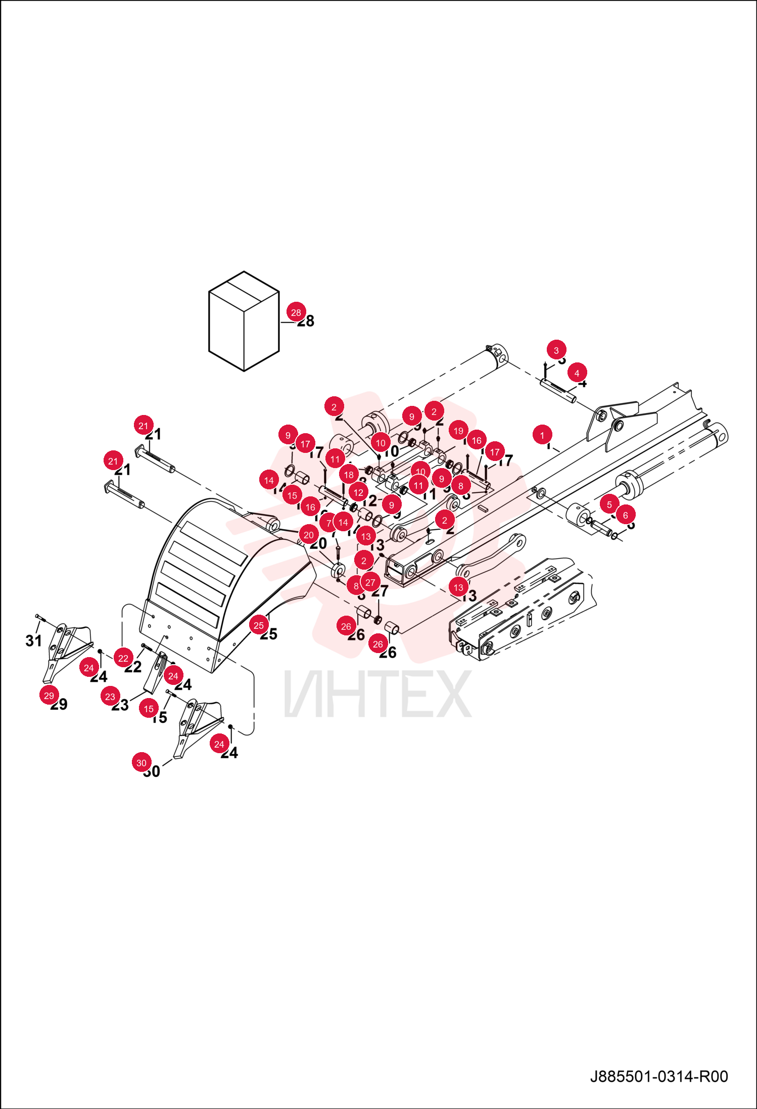 BOOM ASSEMBLY 7292631 (1)