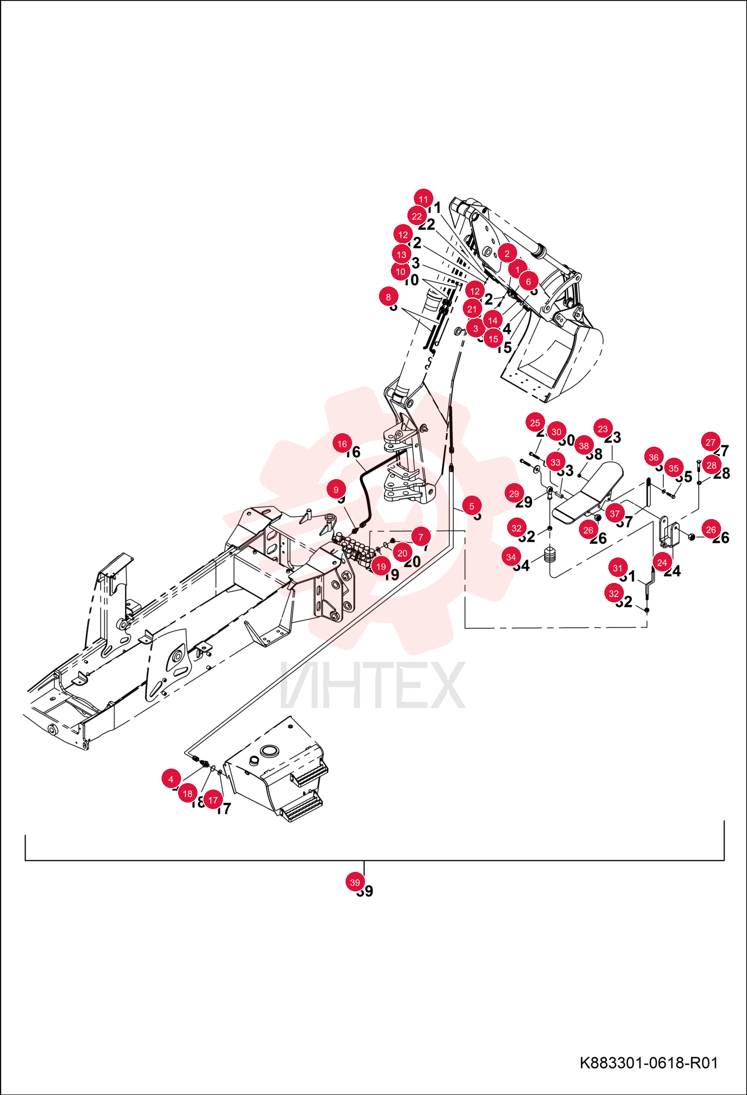 BRACKET HOSE 7292662 (2)
