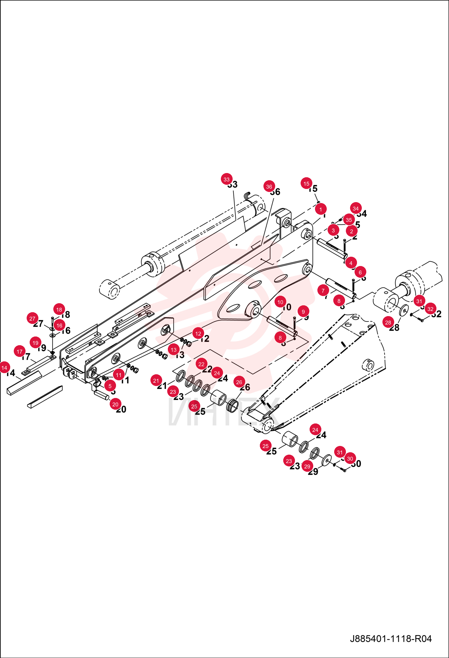 CYLINDER ASSEMBLY 7292611 (2)