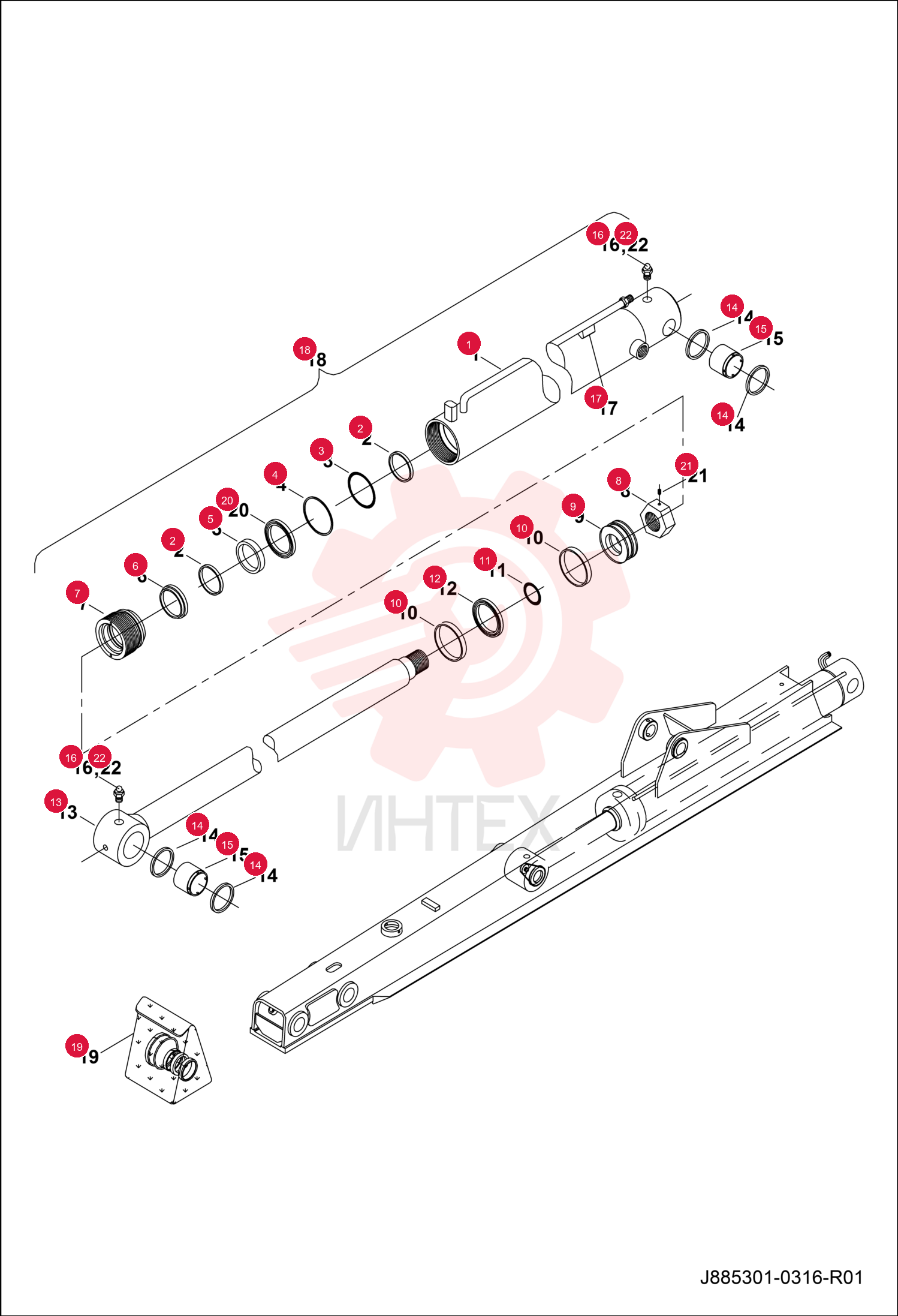 CYLINDER PIPE ASSEMBLY 7304342 (2)