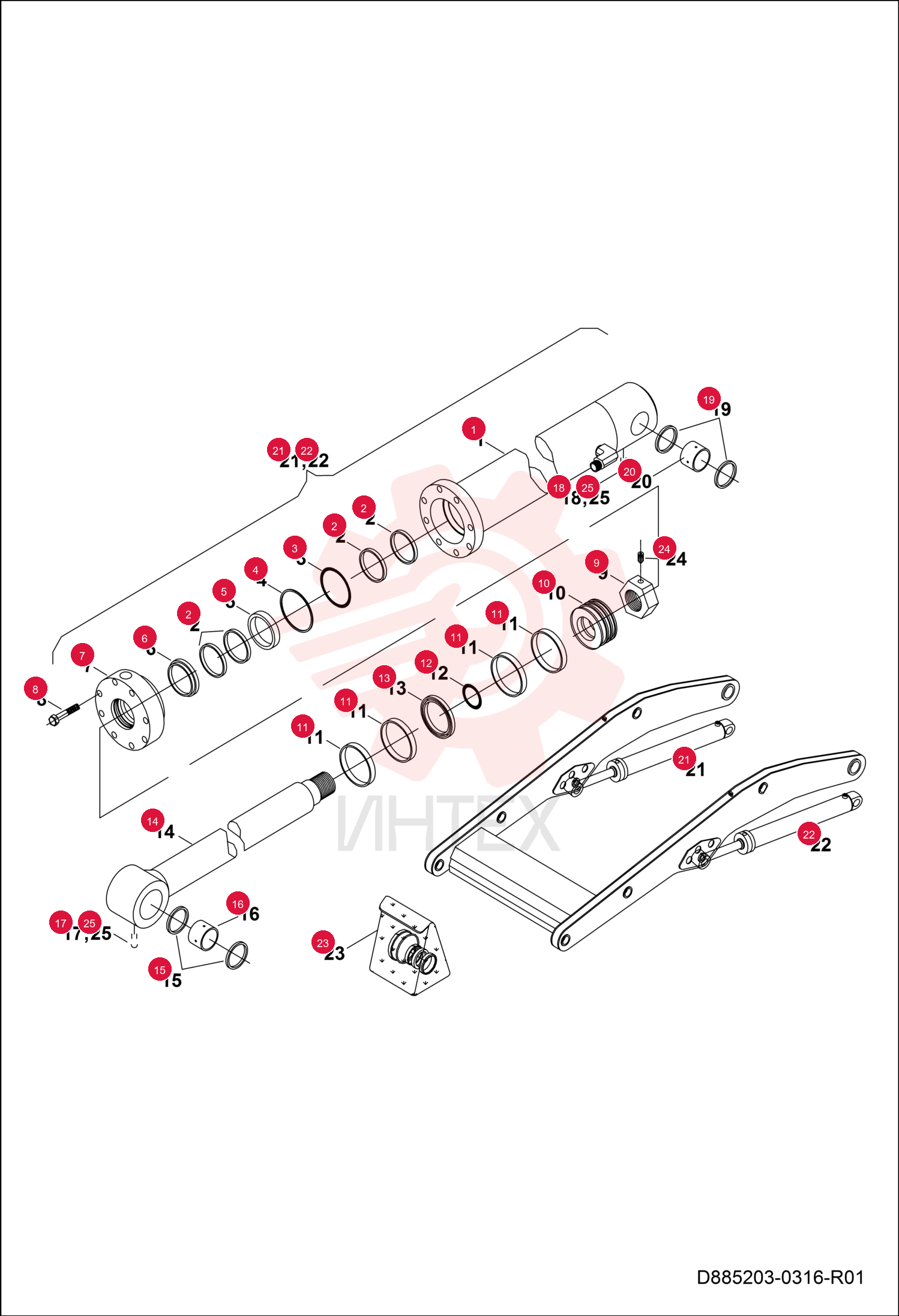 CYLINDER PIPE ASSEMBLY 7304483 (1)