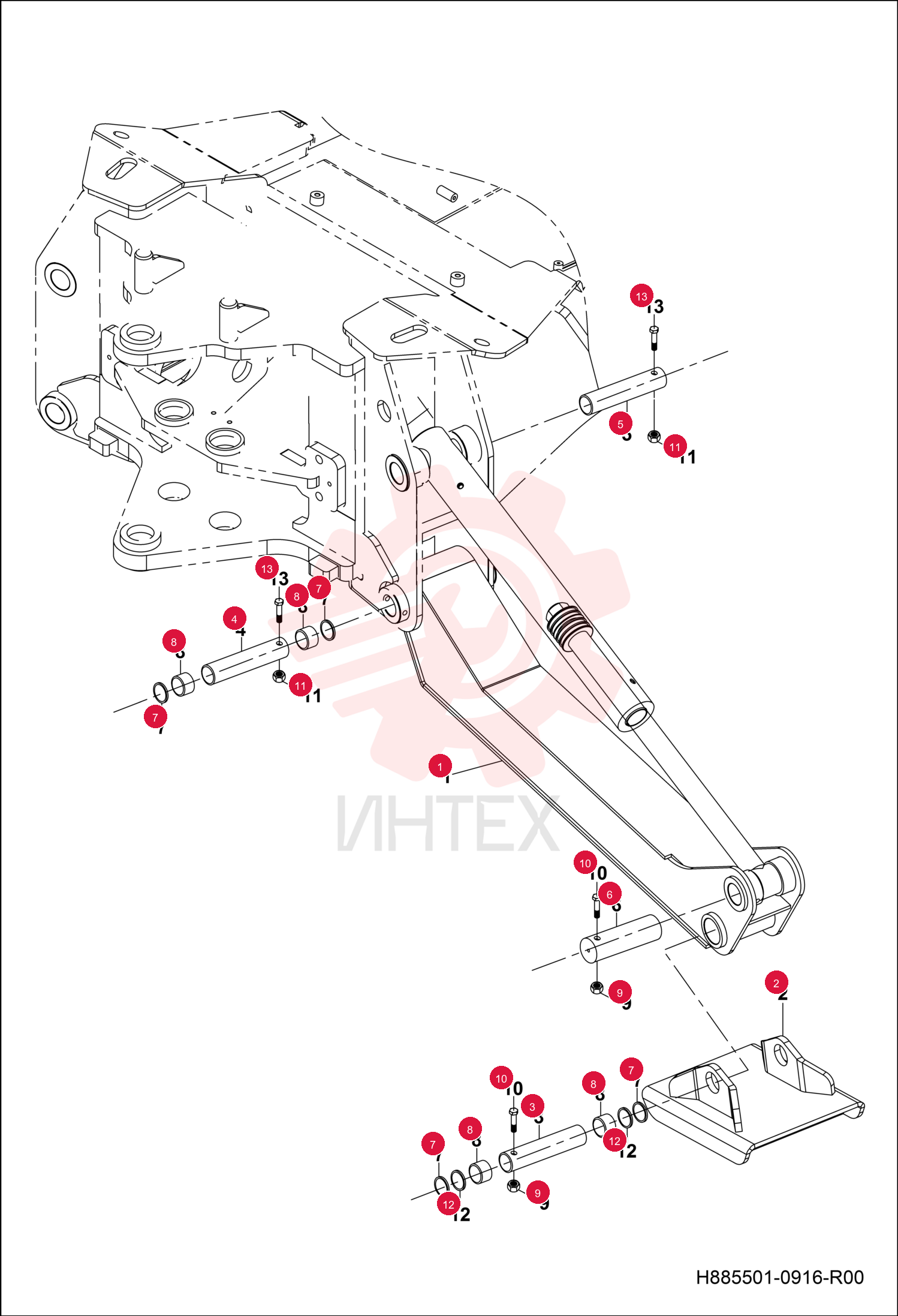 FOOT BASE RIGHT 7311469