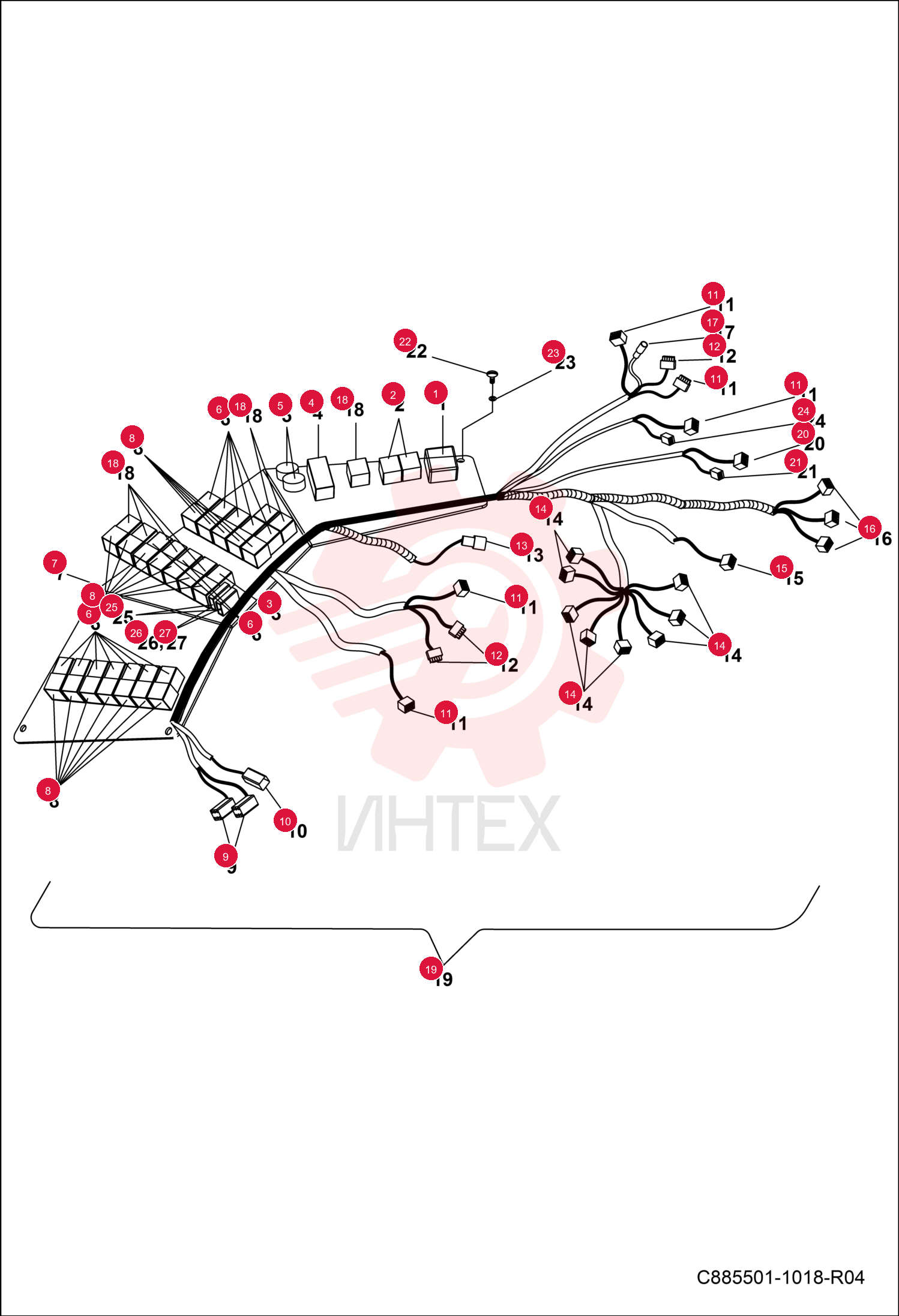 HARNESS WIRE 7289564 (3)