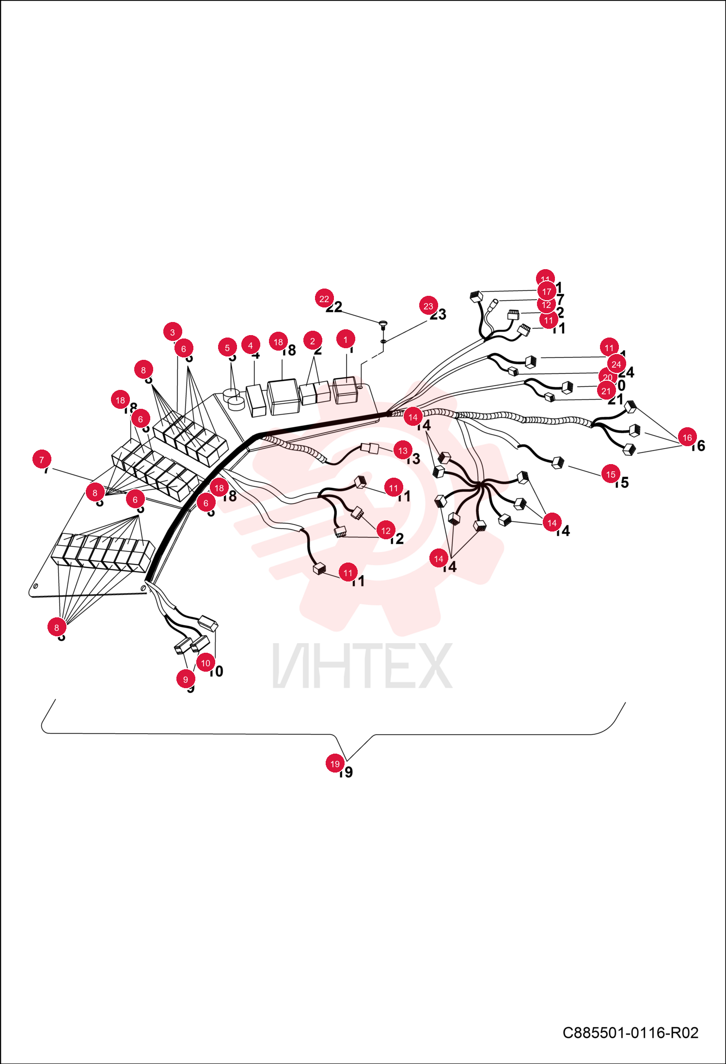HARNESS WIRE 7289564 (1)