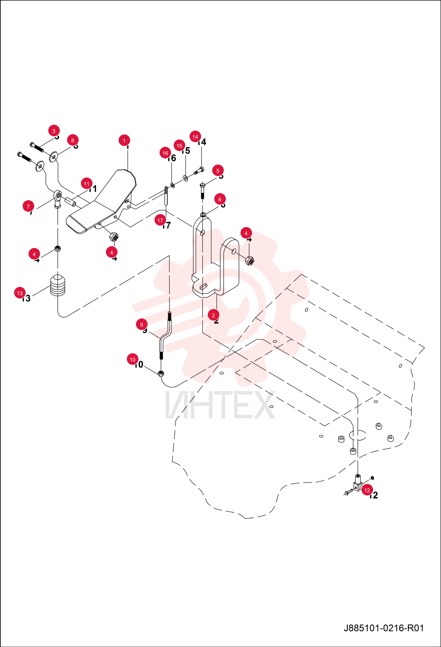 PEDAL ASSEMBLY 7290837 (2)