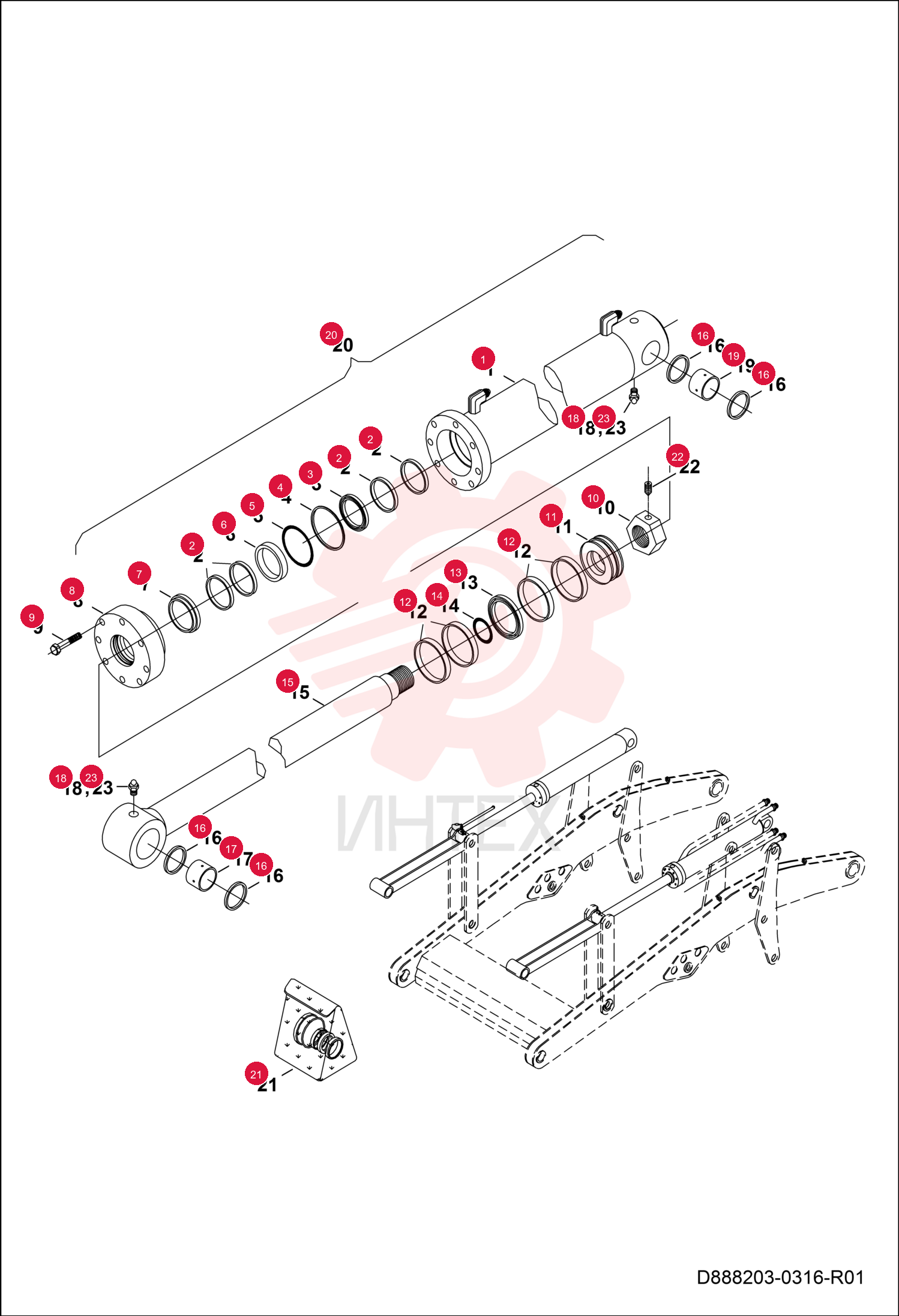 CYLINDER PIPE ASSEMBLY 7304493
