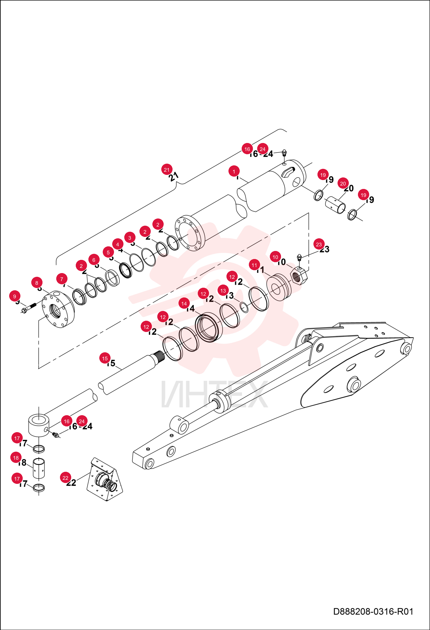 CYLINDER PIPE ASSEMBLY 7291615