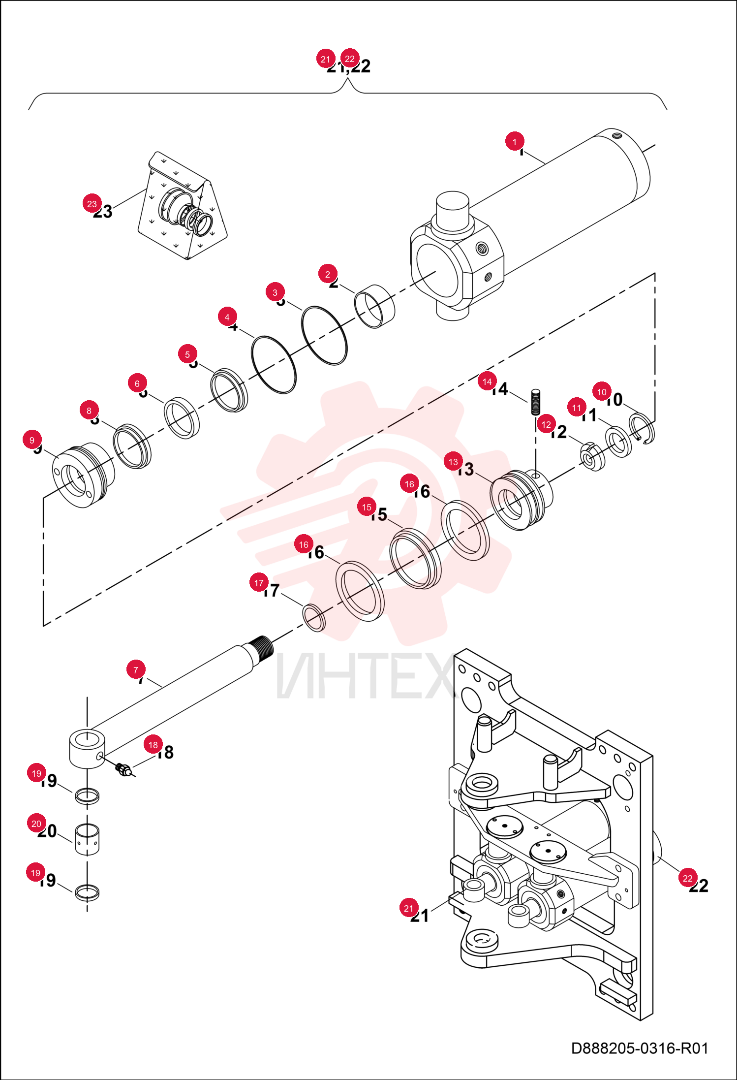 CYLINDER PIPE ASSY. 7289905