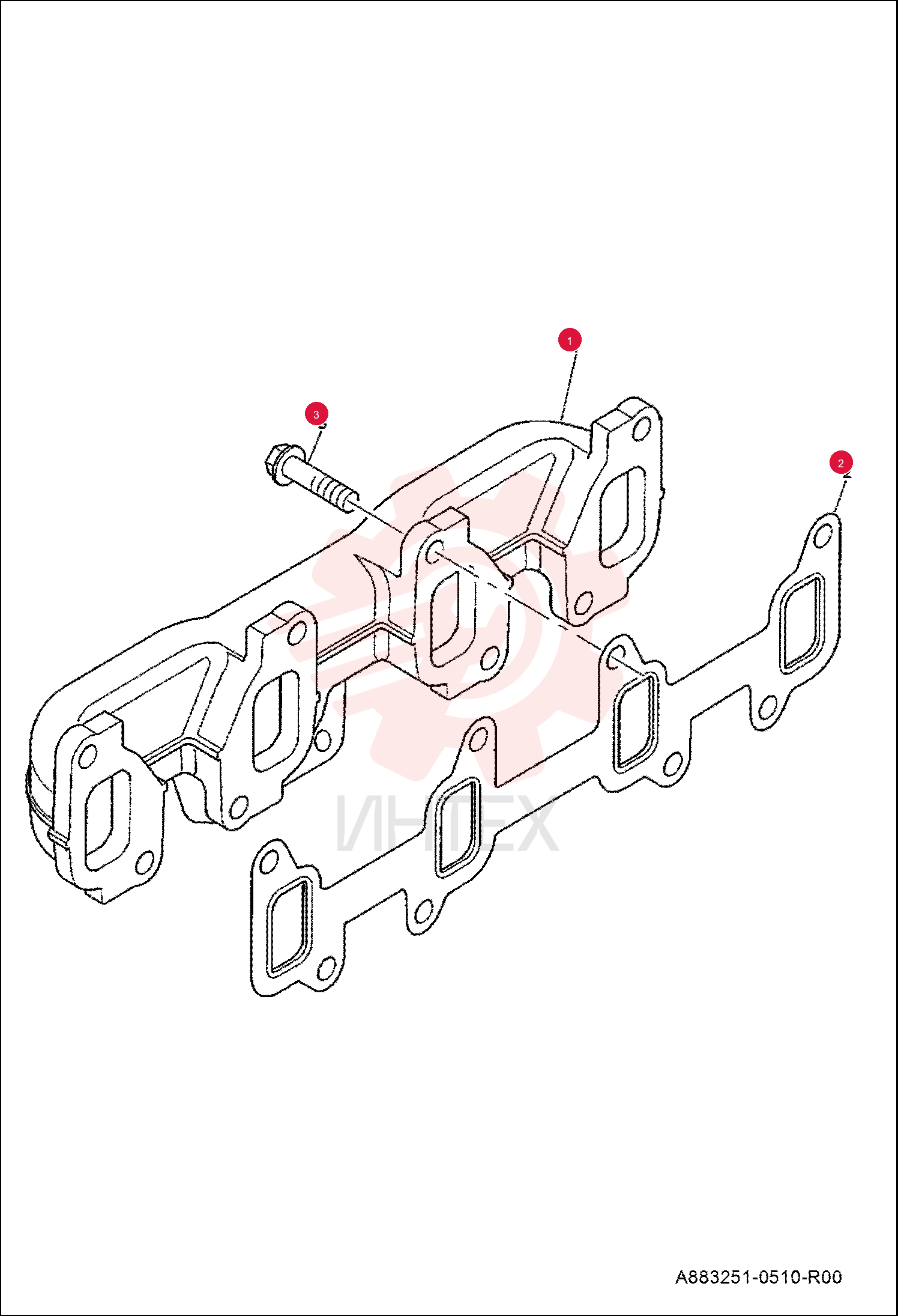 EXHAUST MANIFOLD 7289197