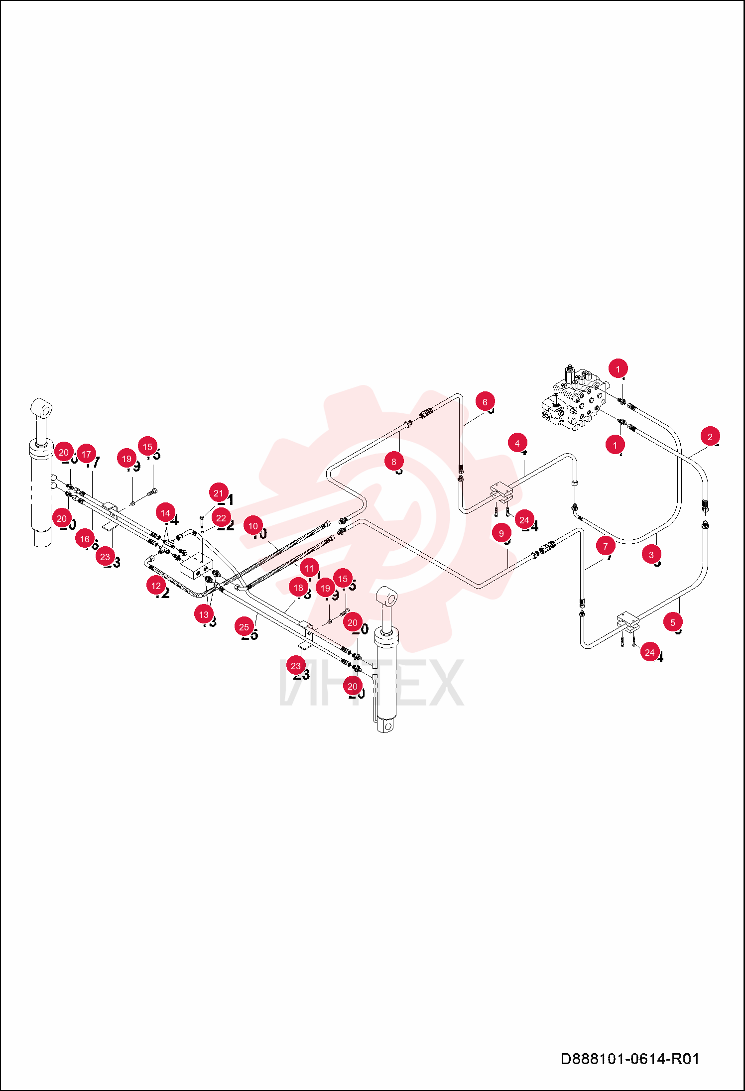 FITTING HYDRAULIC 7291308 (3)