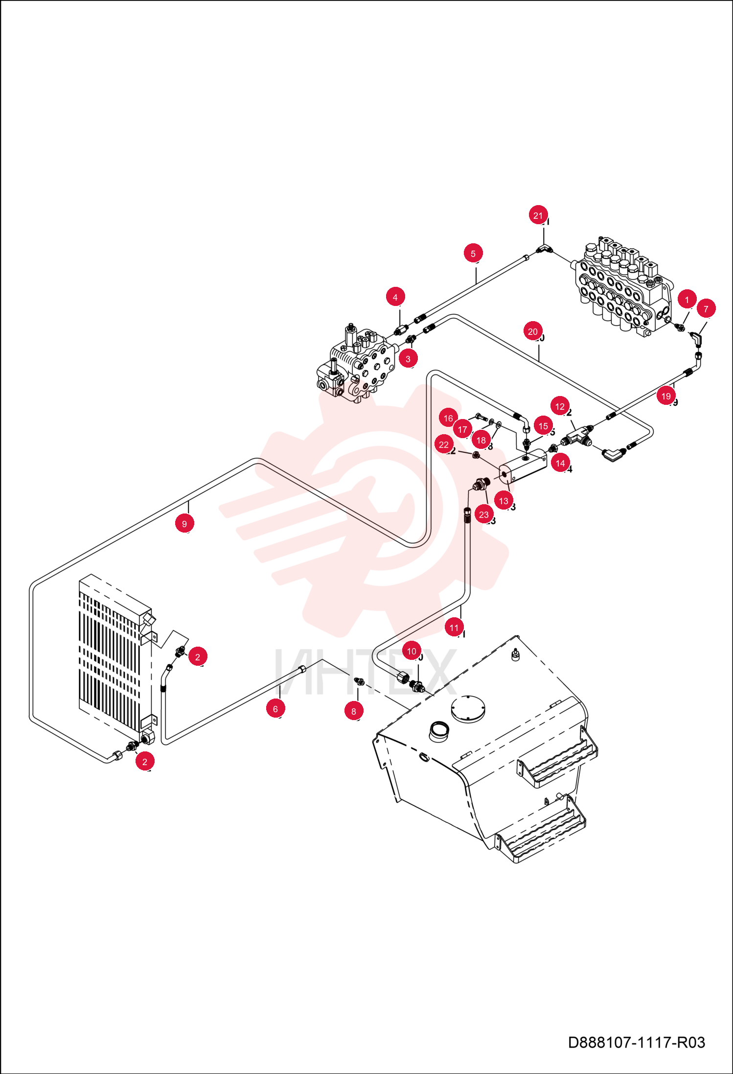 FITTING HYDRAULIC 7289777 (2)