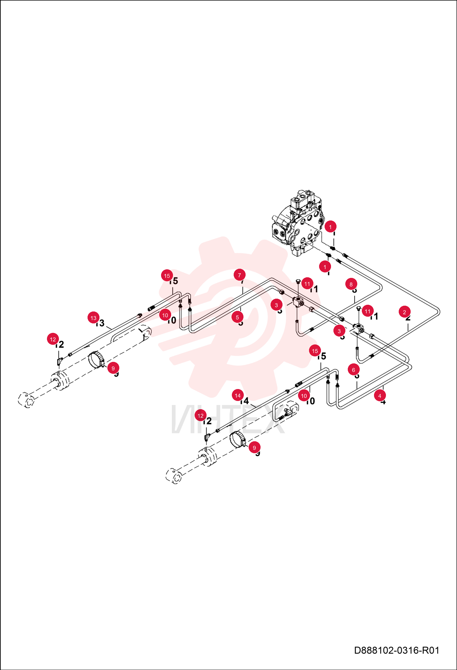 FITTING HYDRAULIC 7291308 (1)