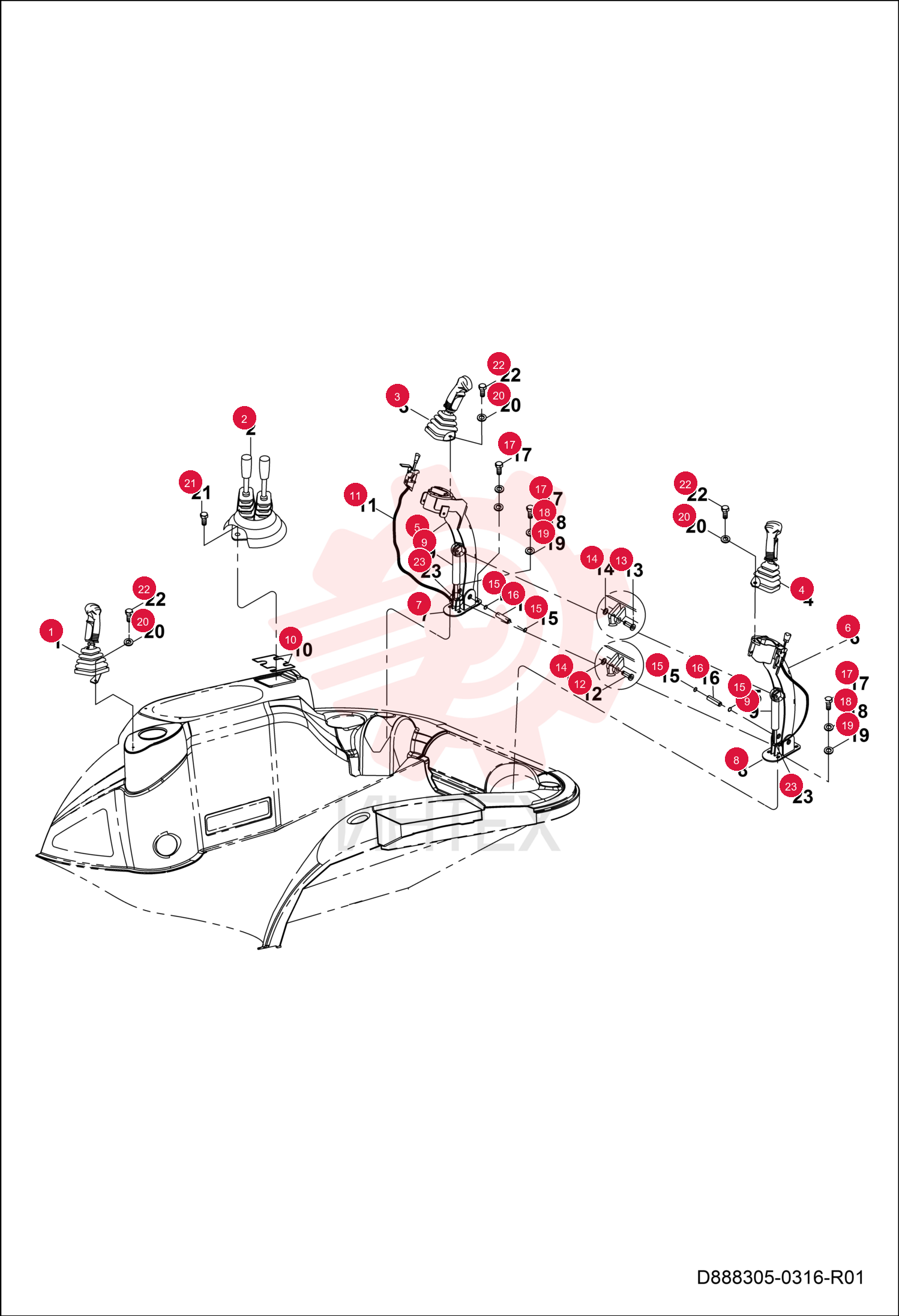 LOADER JOYSTICK 7293020