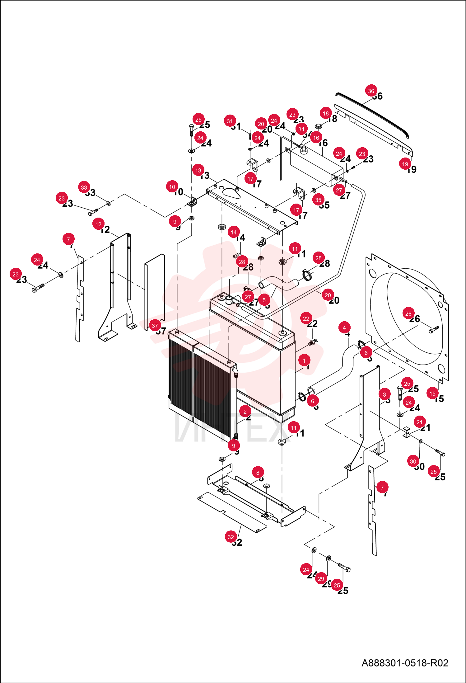 RADIATOR 7289236