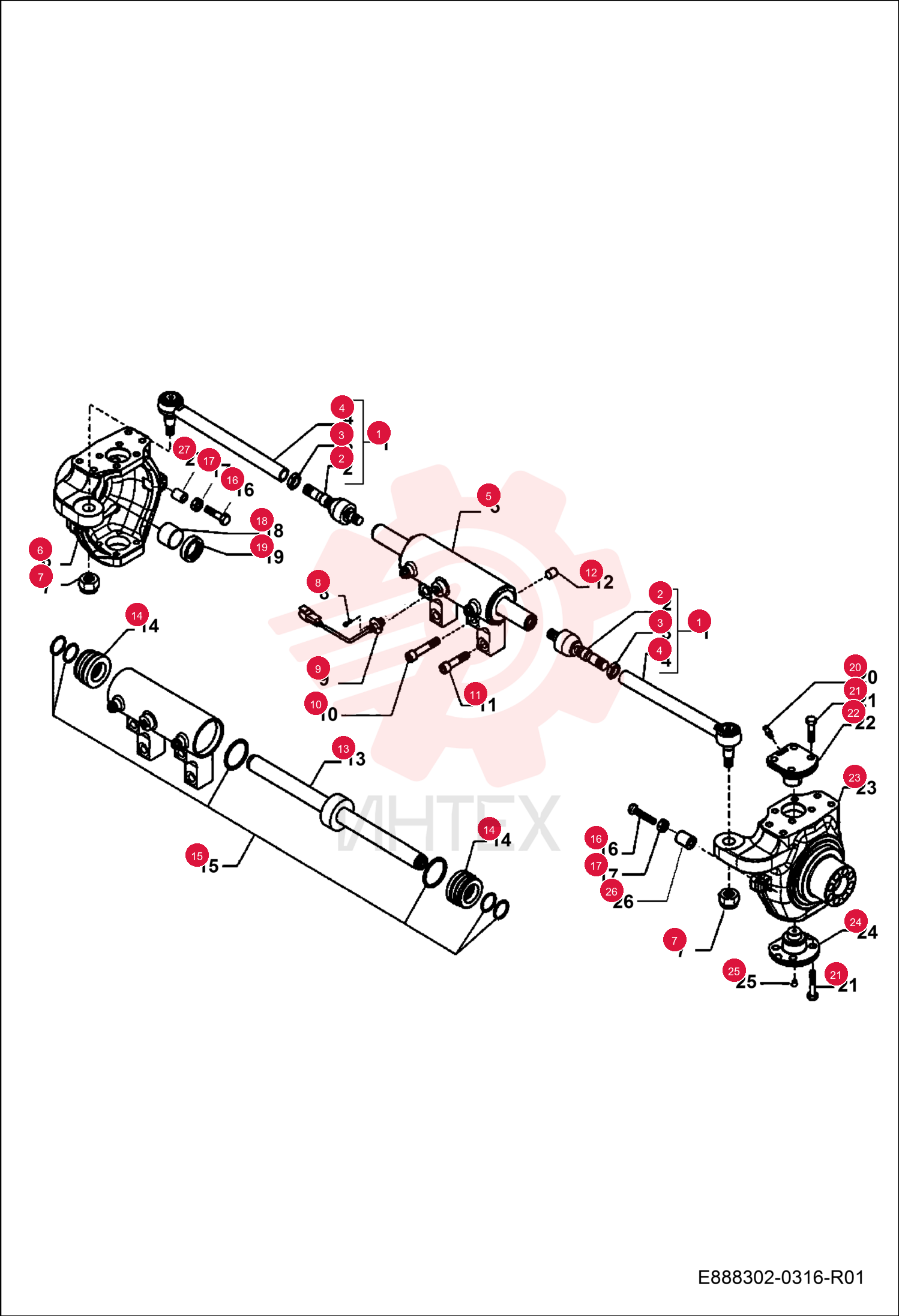STEERING ARM ASSY 7293524