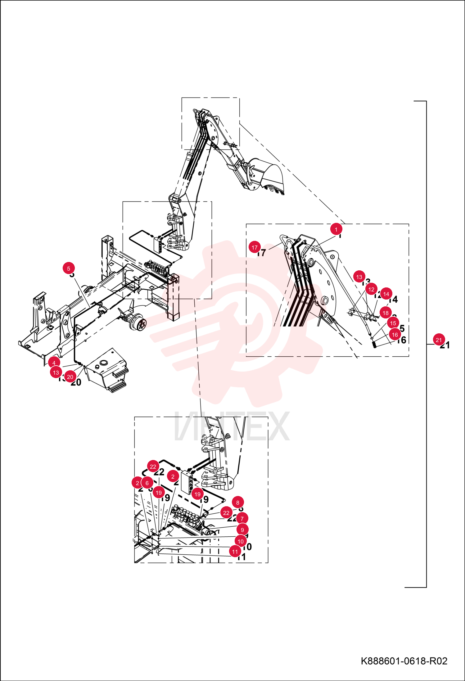 TUBE HYDRAULIC 7301327 (2)