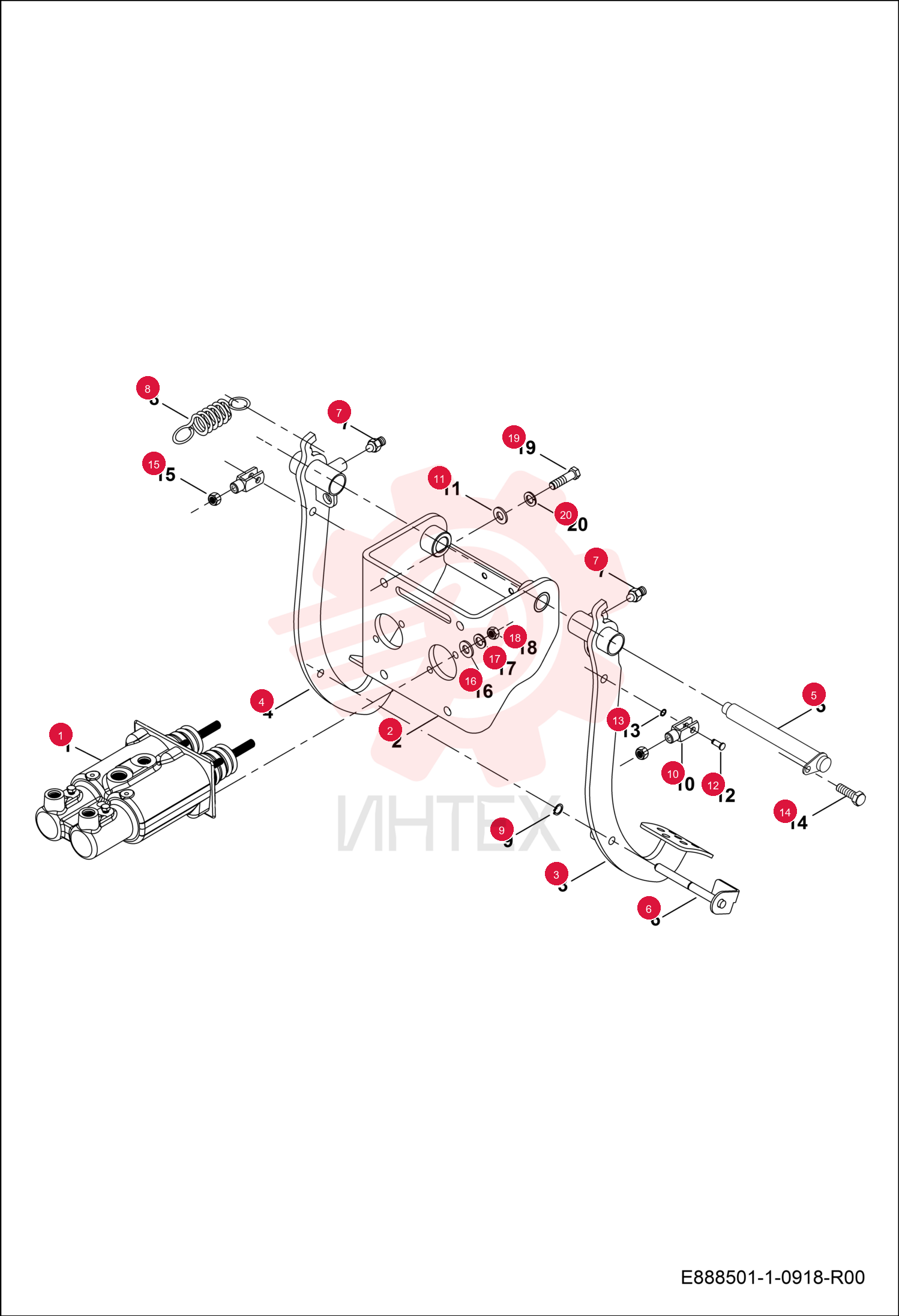 VALVE BRAKE 7365103