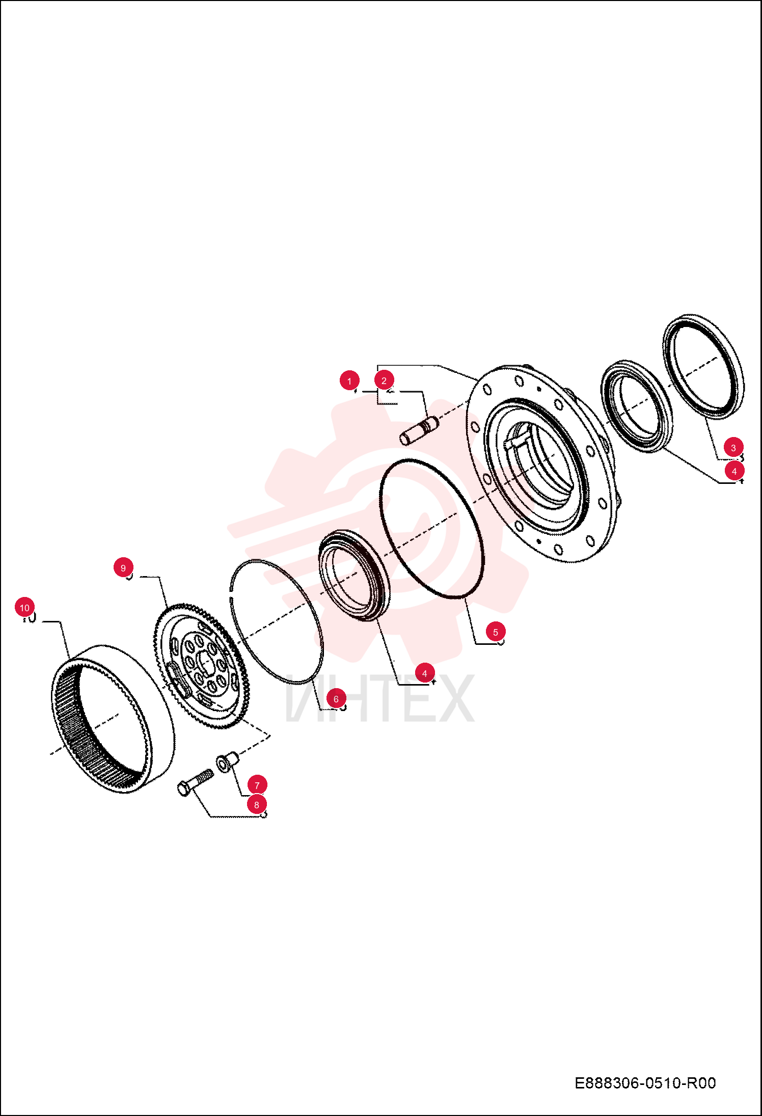 WHEEL FLANGE KIT 7293492 (2)