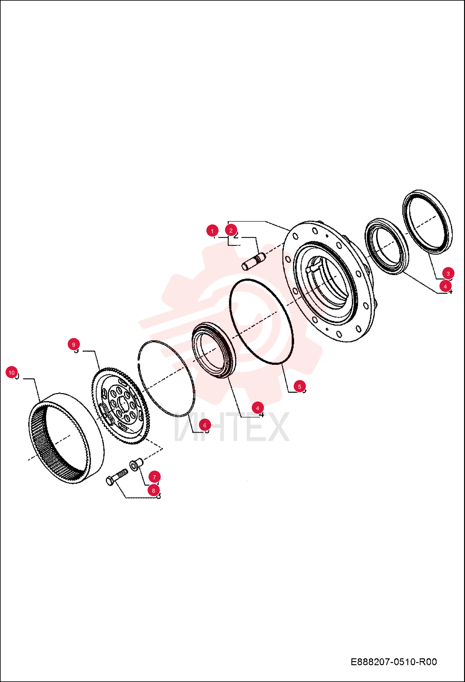 WHEEL FLANGE KIT 7293492 (1)