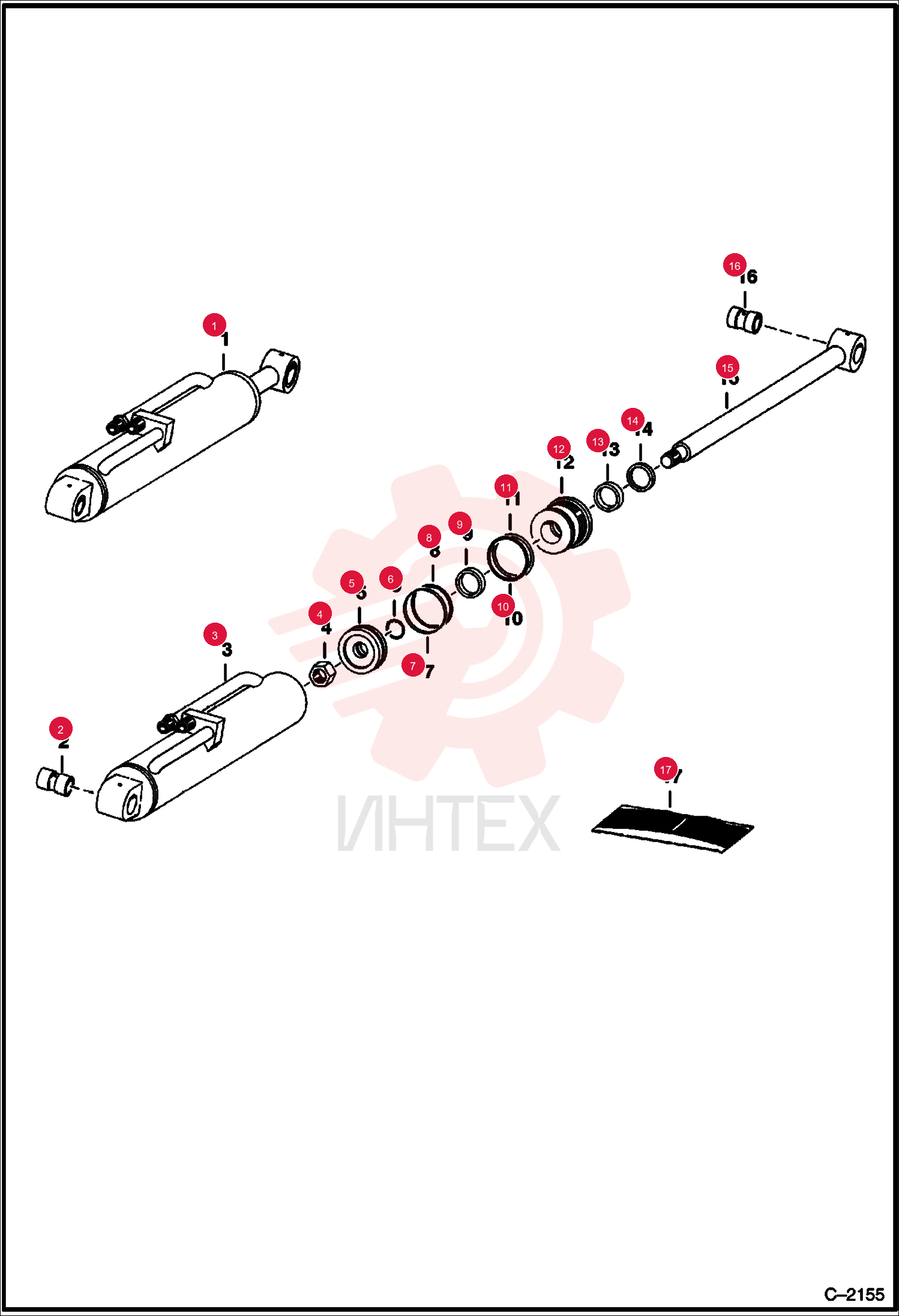CYLINDER, BOOM 6544546