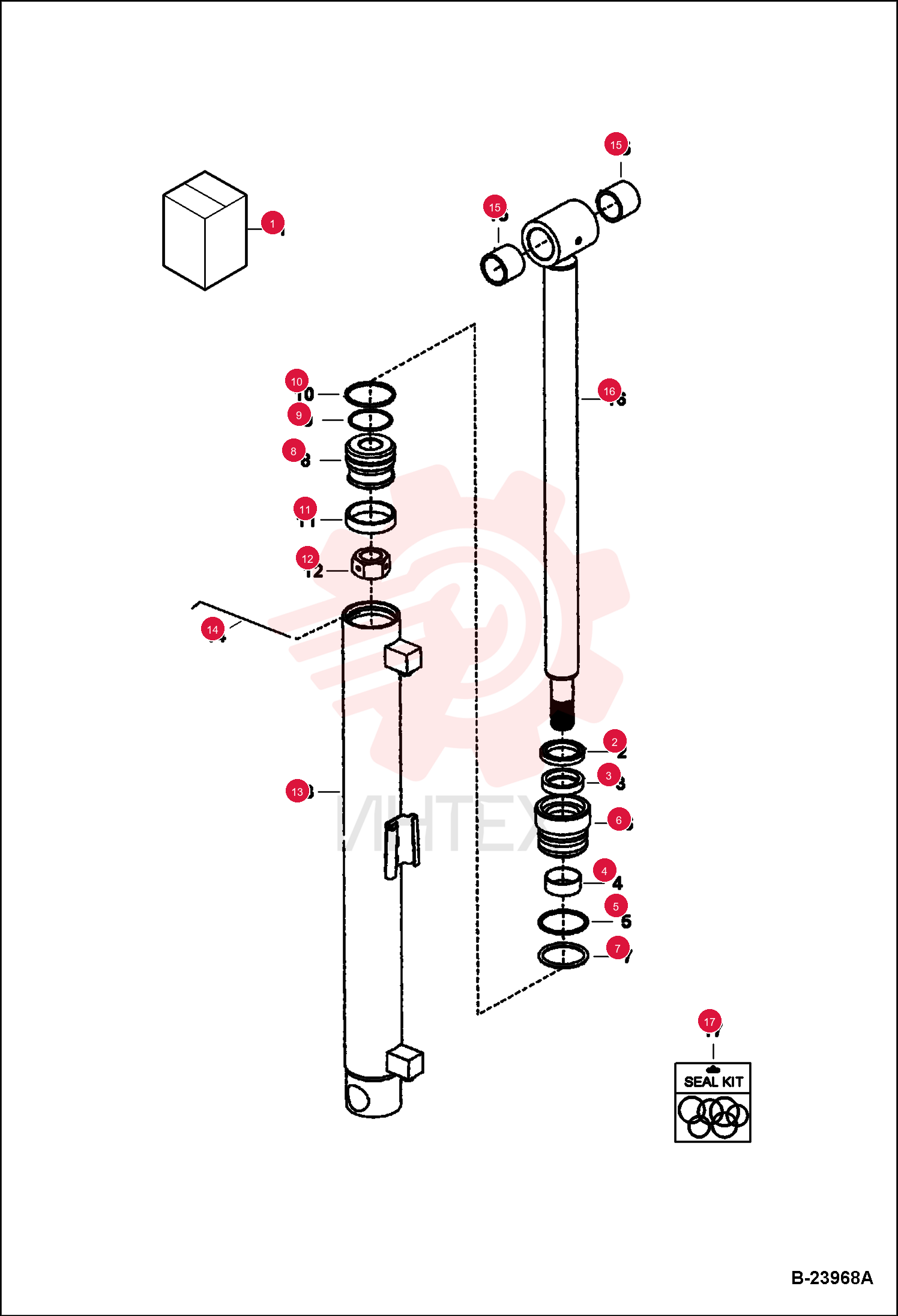 CYLINDER, BUCKET 7003613