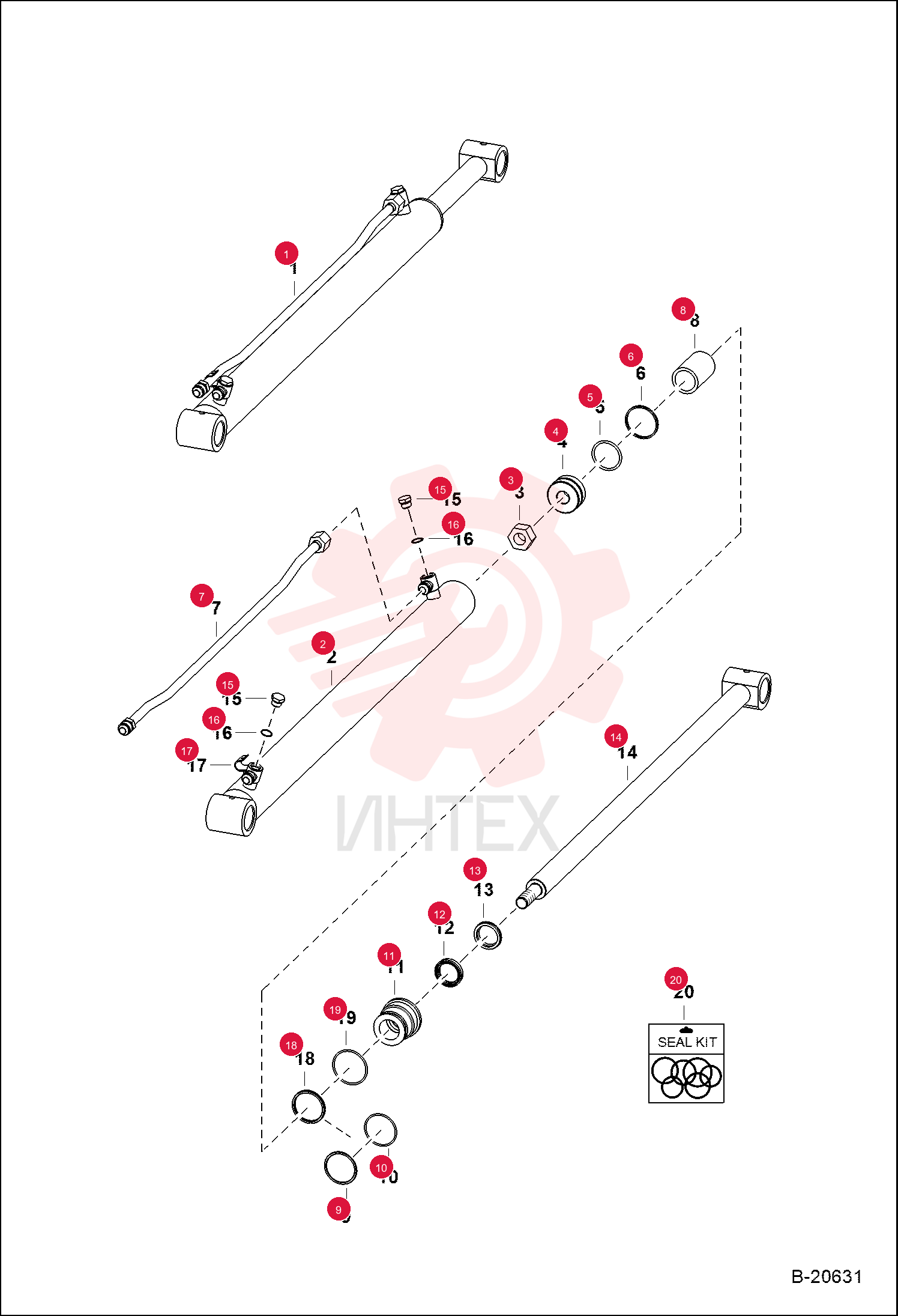 CYLINDER, LIFT 6587789 (2)