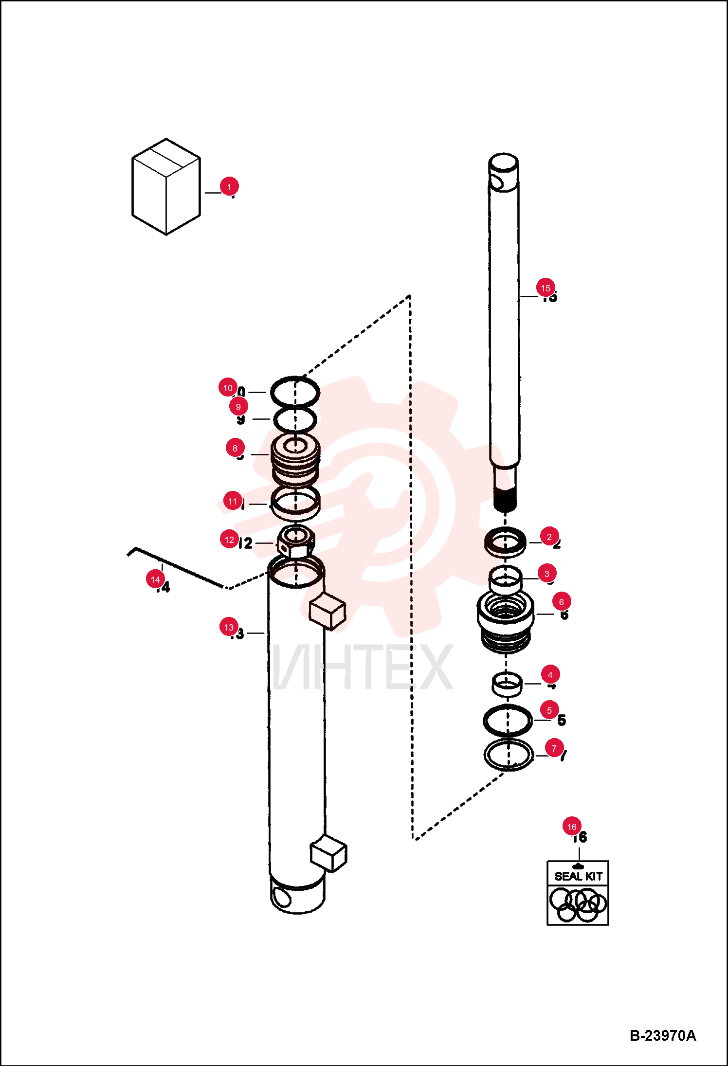 CYLINDER, STABILIZER 7003552 (2)