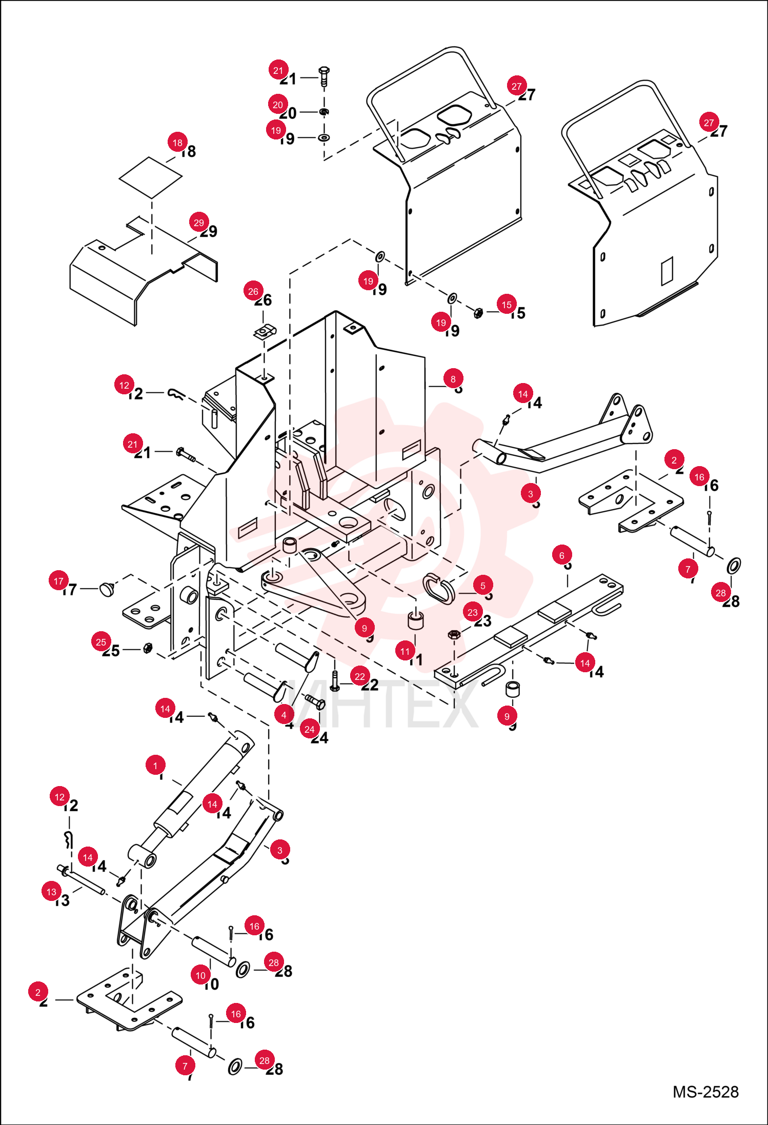 CYLINDER, STABILIZER 6693693