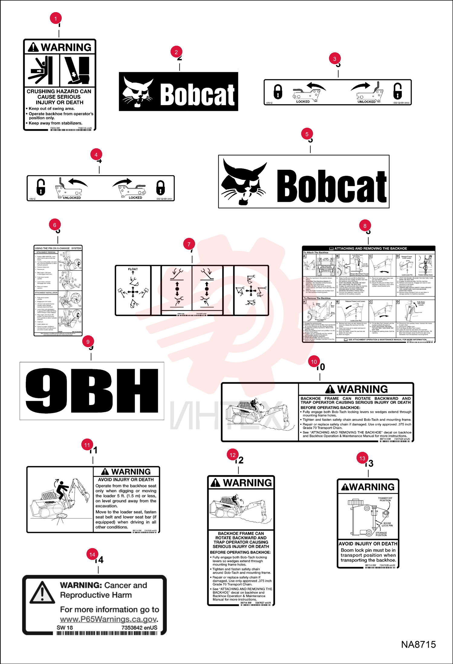 DECAL, WARNING 7166144 (2)