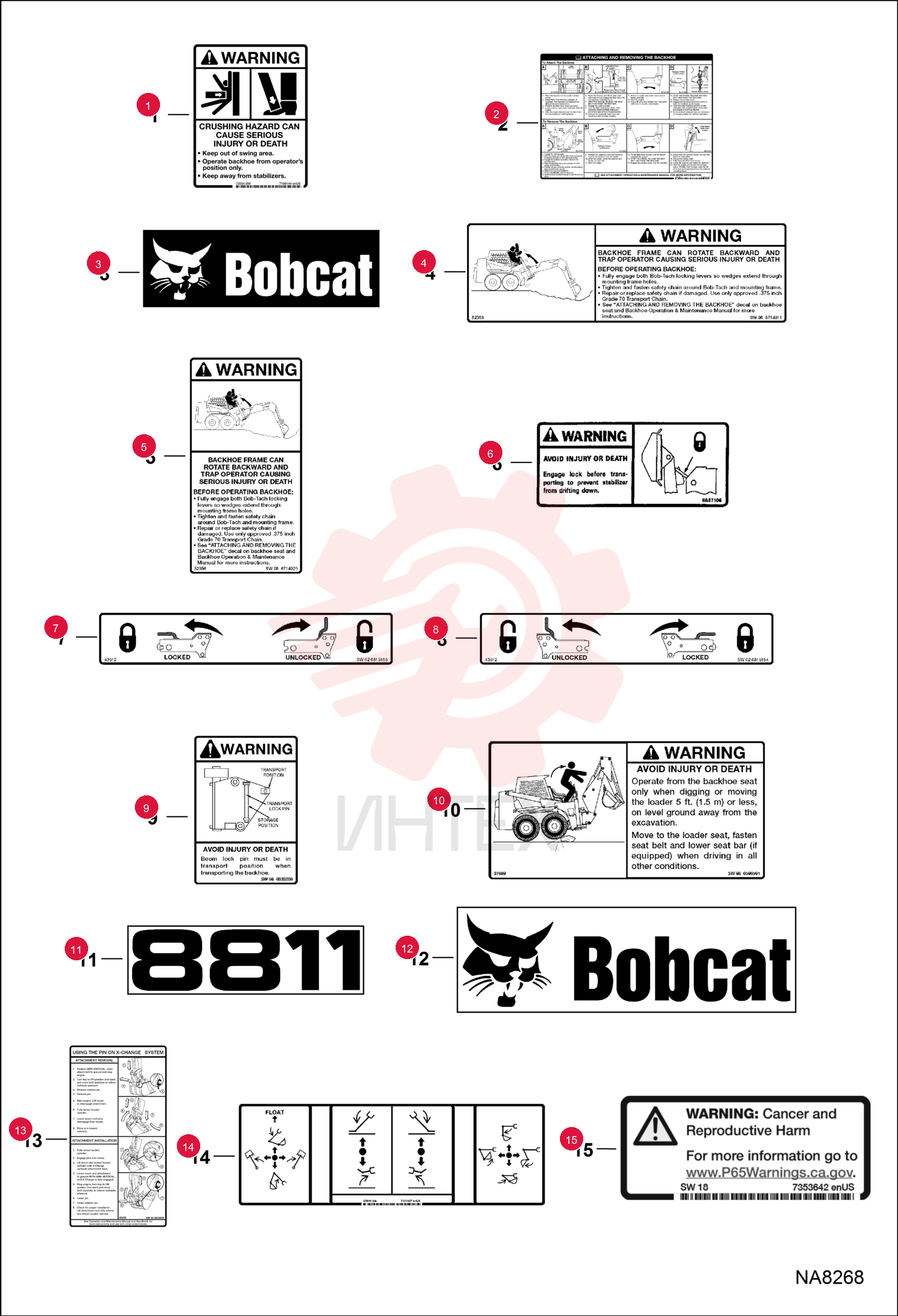 DECAL, WARNING 7166144 (3)