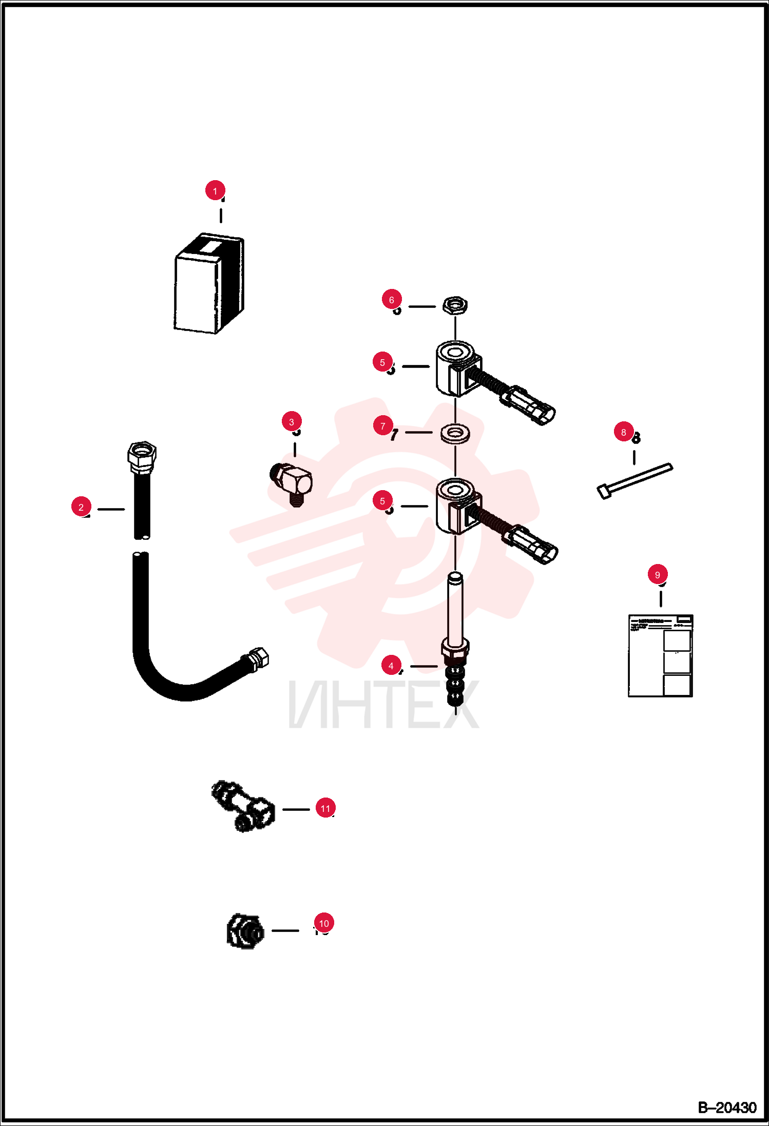 KIT, CLAMP HYD 6958160