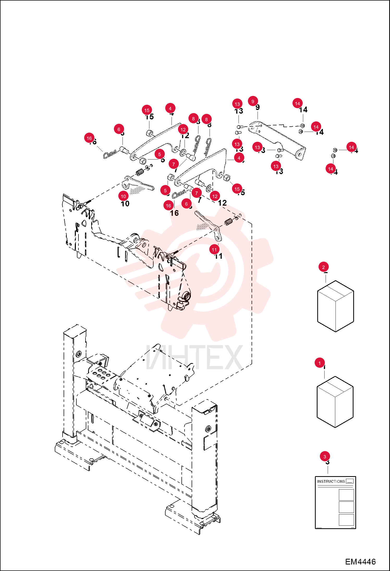 KIT, MOUNT BRACKET 7149192