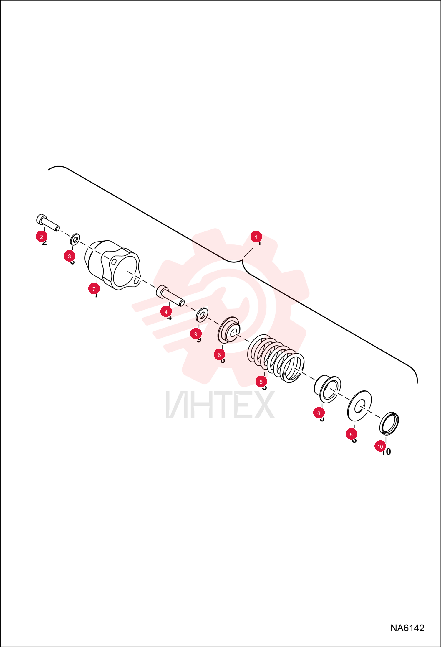 KIT, SPOOL RETURN SPRING 7022334 (1)
