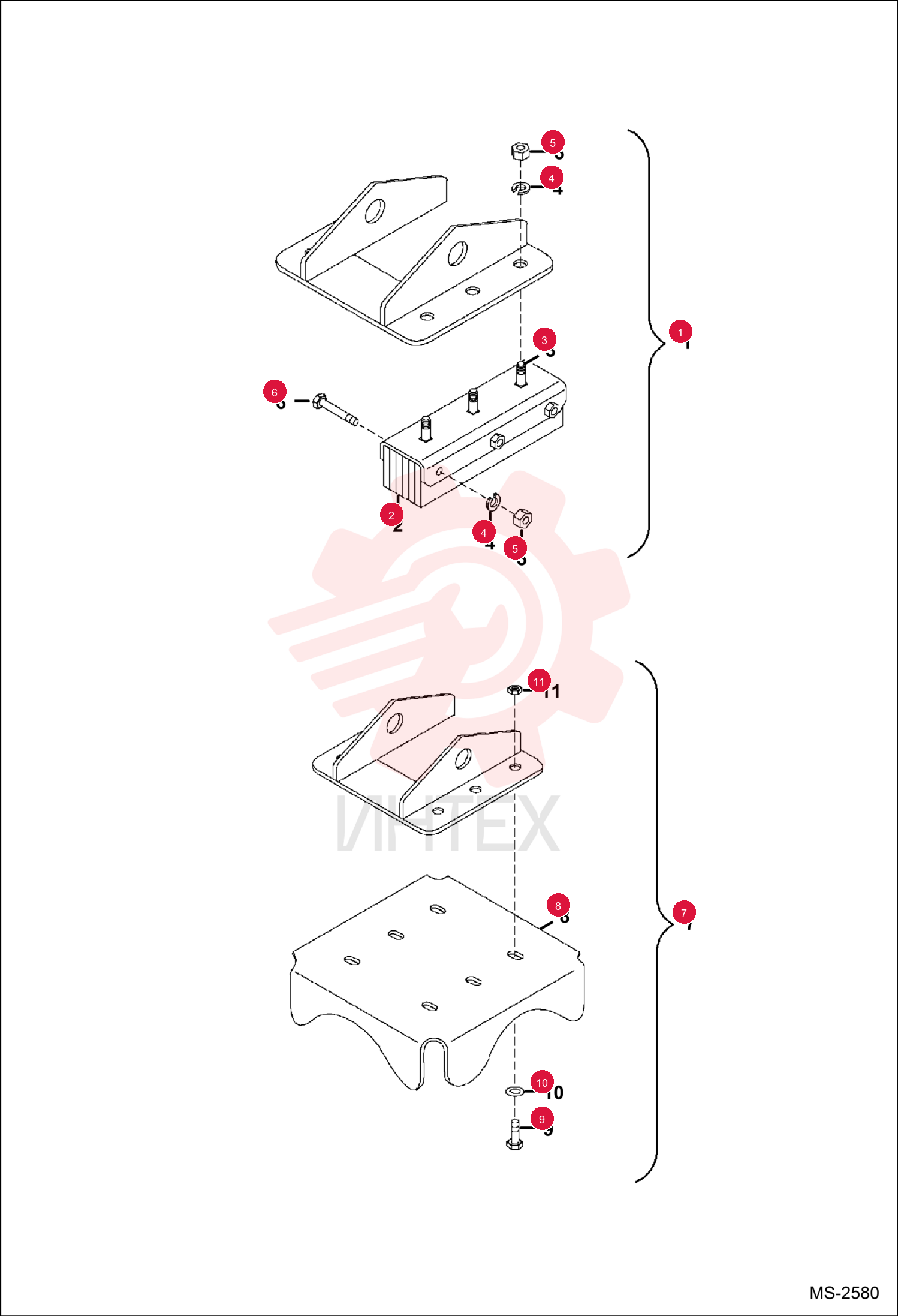 KIT, STREET PAD 7151814