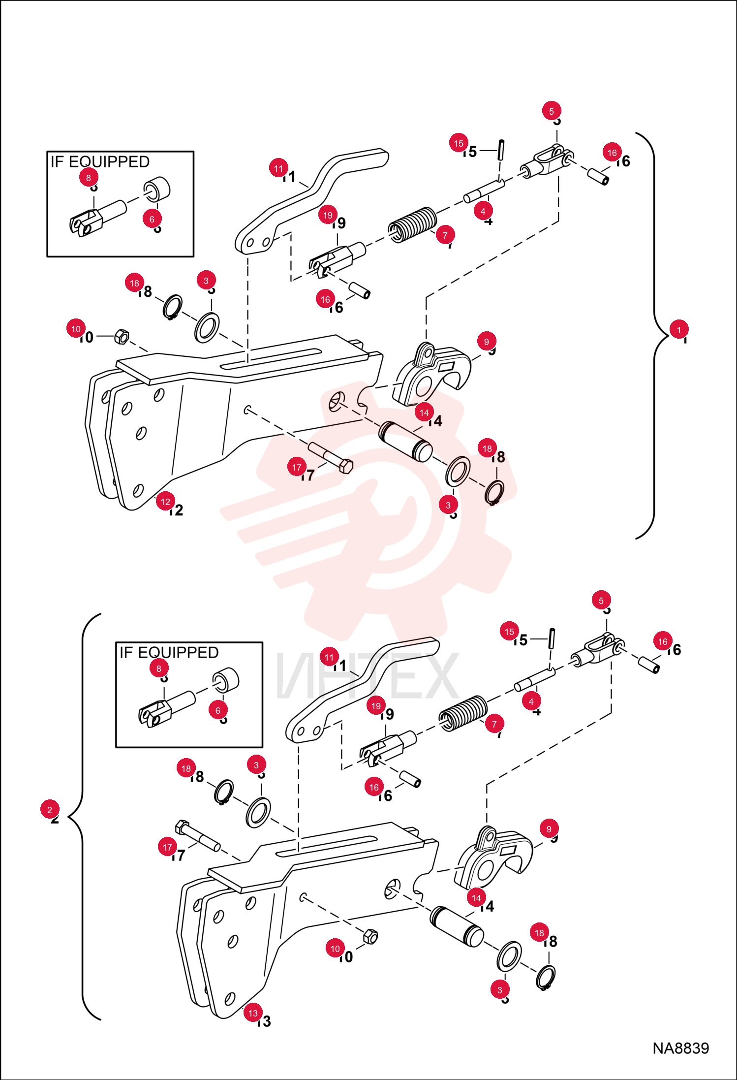 LATCH, BACKHOE 7250447 (2)