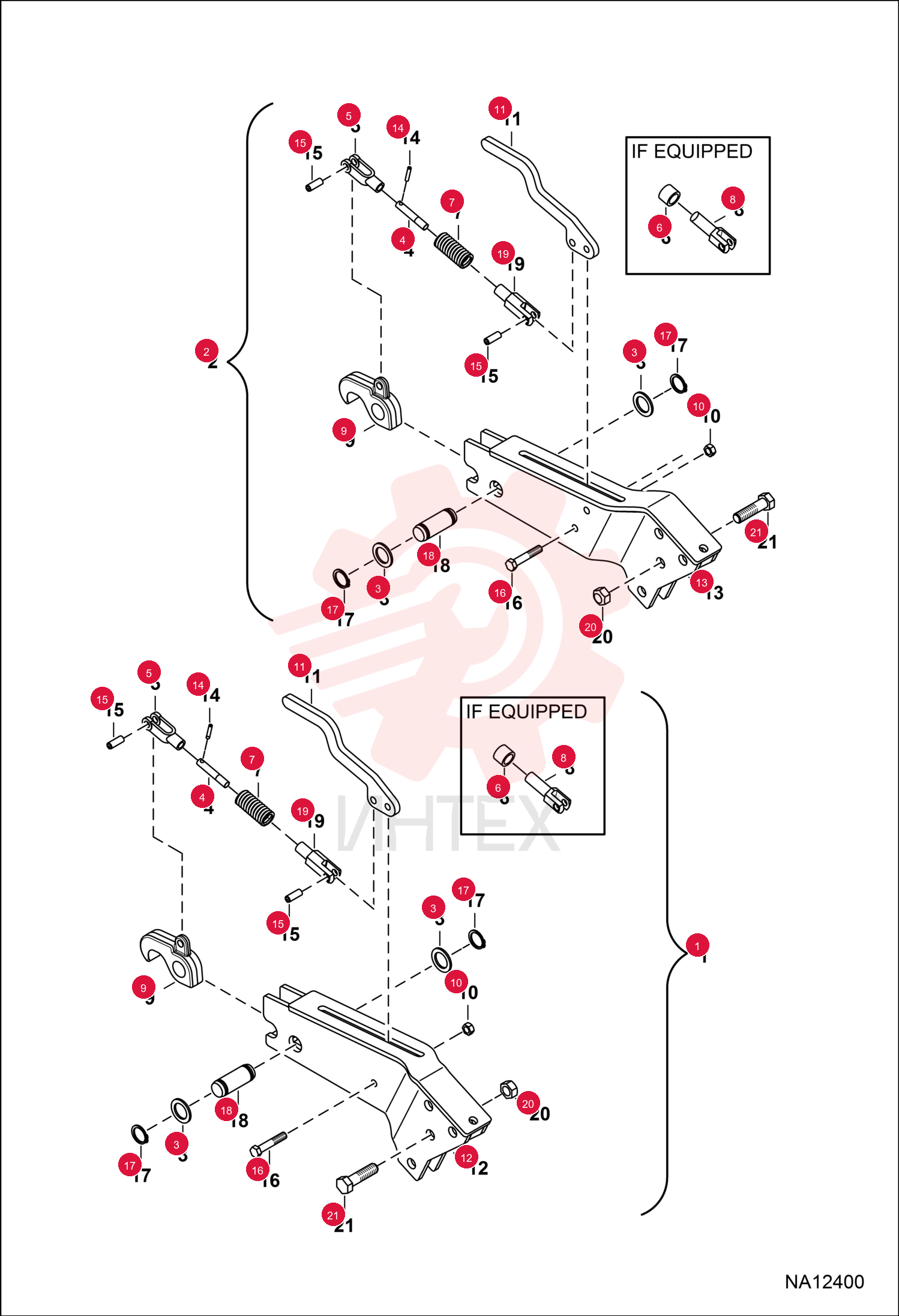 LATCH, BACKHOE 7200538